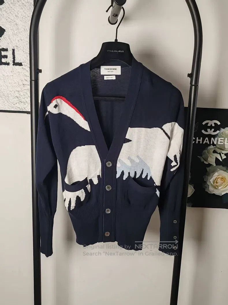 Thom Browne Thom Browne Knit Jacket Size US S / EU 44-46 / 1 - 1 Thumbnail