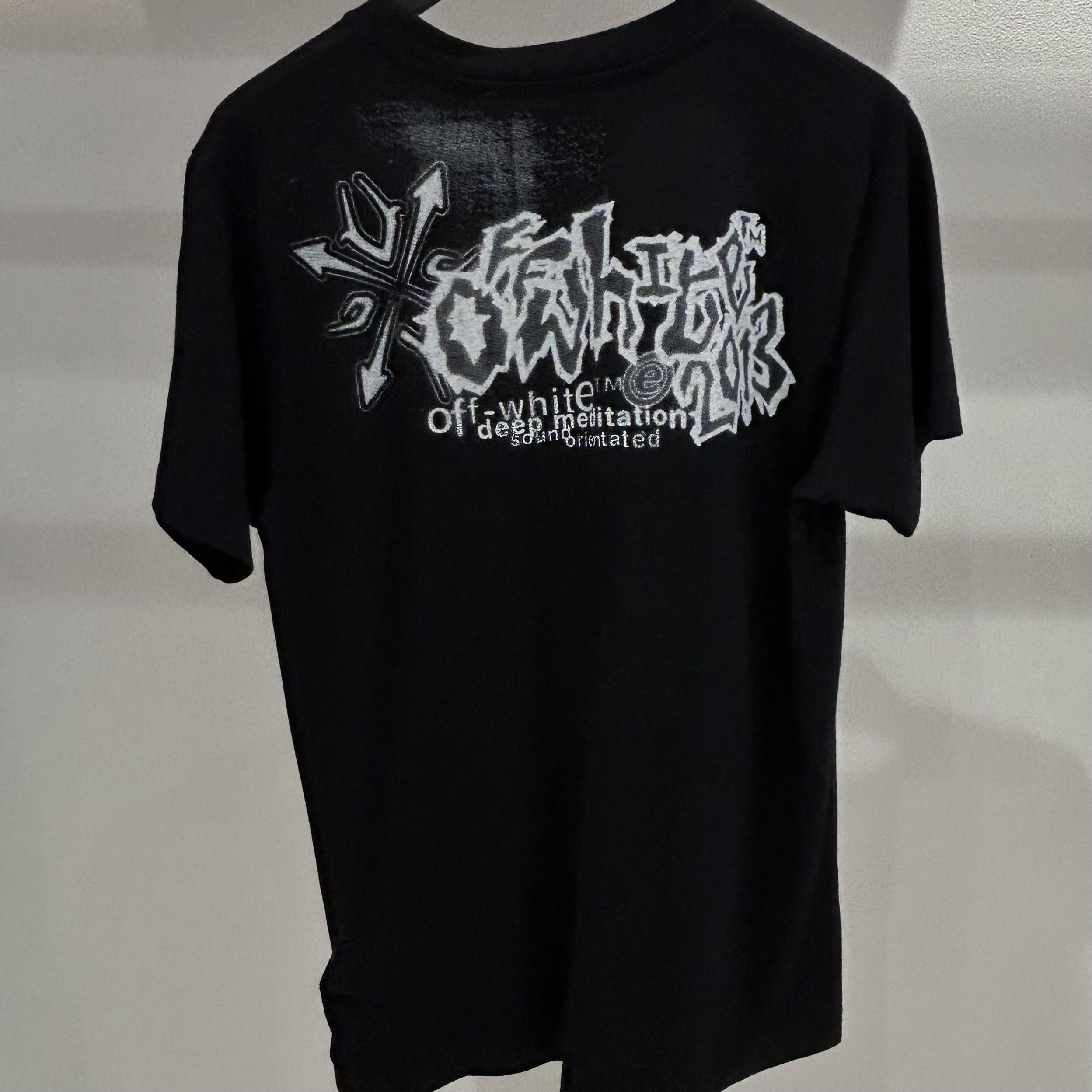 Off-White OFF-WHITE Tribal Type Tee Size US S / EU 44-46 / 1 - 2 Thumbnail