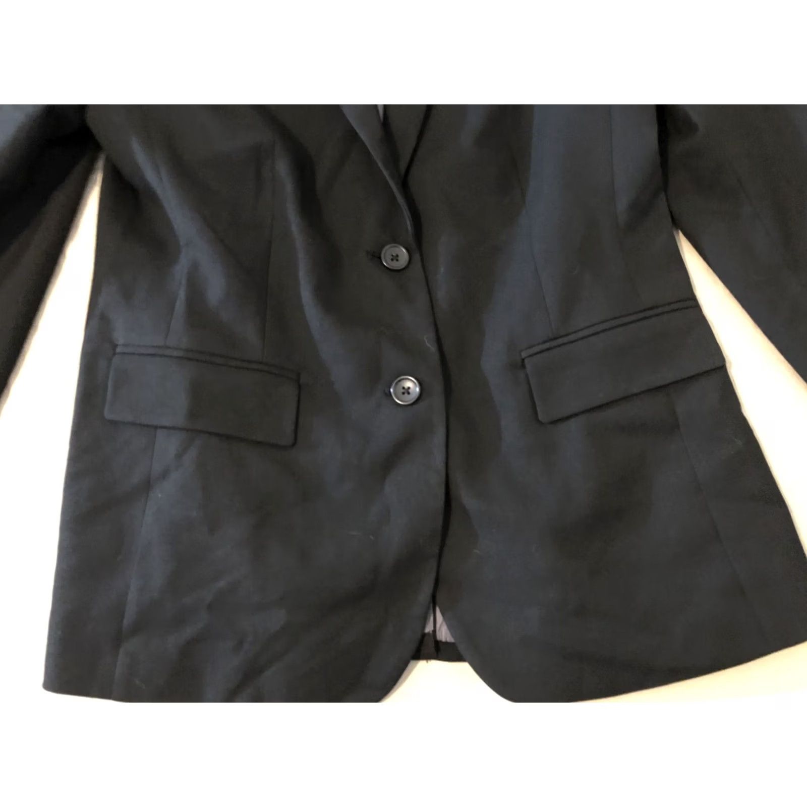 Banana Republic VINTAGE Banana Republic Jacket Blazer 6 Black Womens Size M / US 6-8 / IT 42-44 - 3 Thumbnail