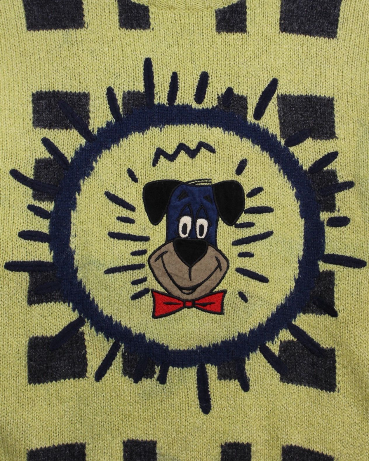 Jean Charles De Castelbajac 2000S JC DE CASTELBAJAC DOG FACE INTARSIA MOHAIR SWEATER Size US L / EU 52-54 / 3 - 4 Thumbnail