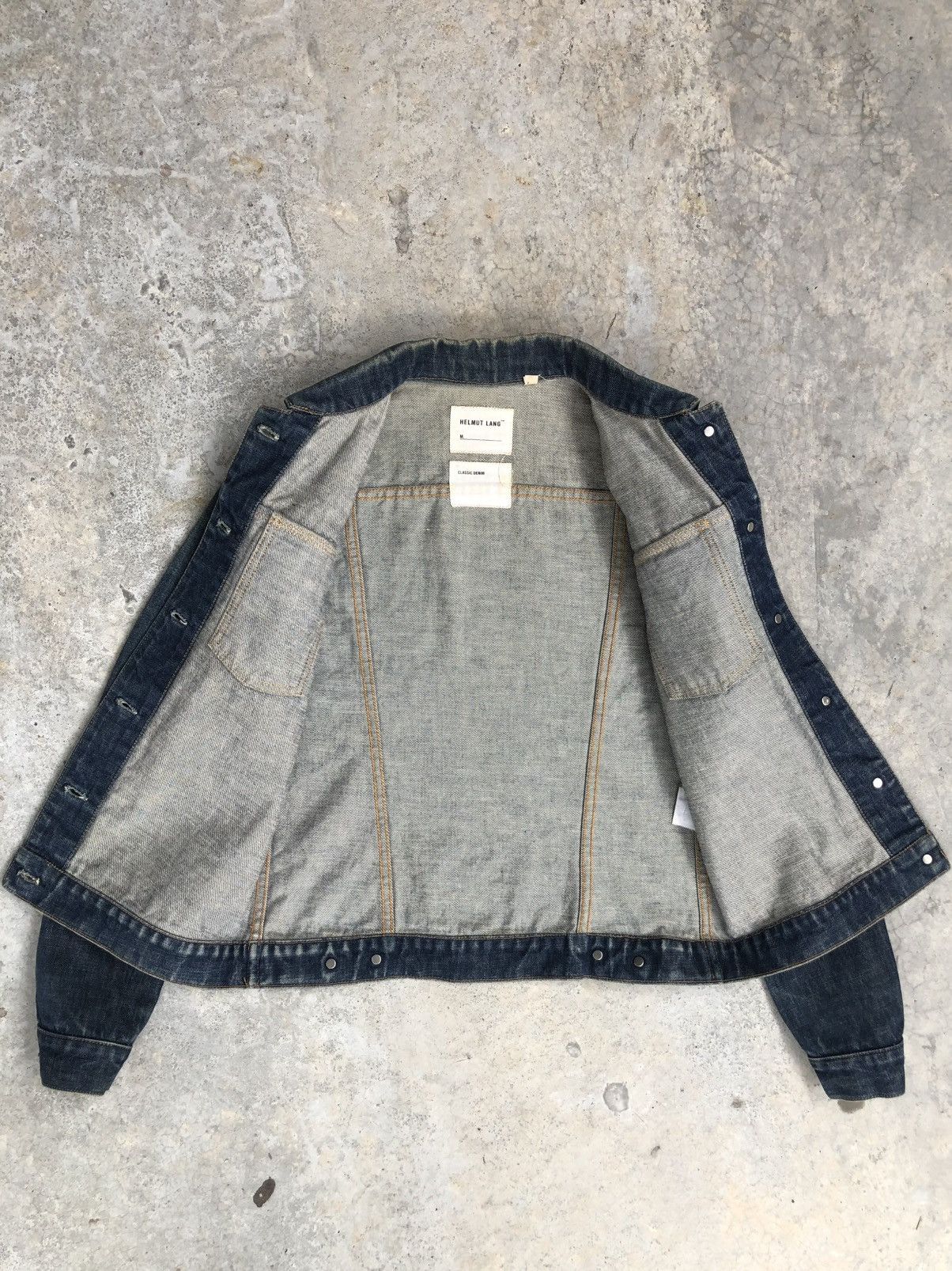 Helmut Lang Helmut Lang Denim Jacket Classic Denim Distressed Size US S / EU 44-46 / 1 - 17 Thumbnail