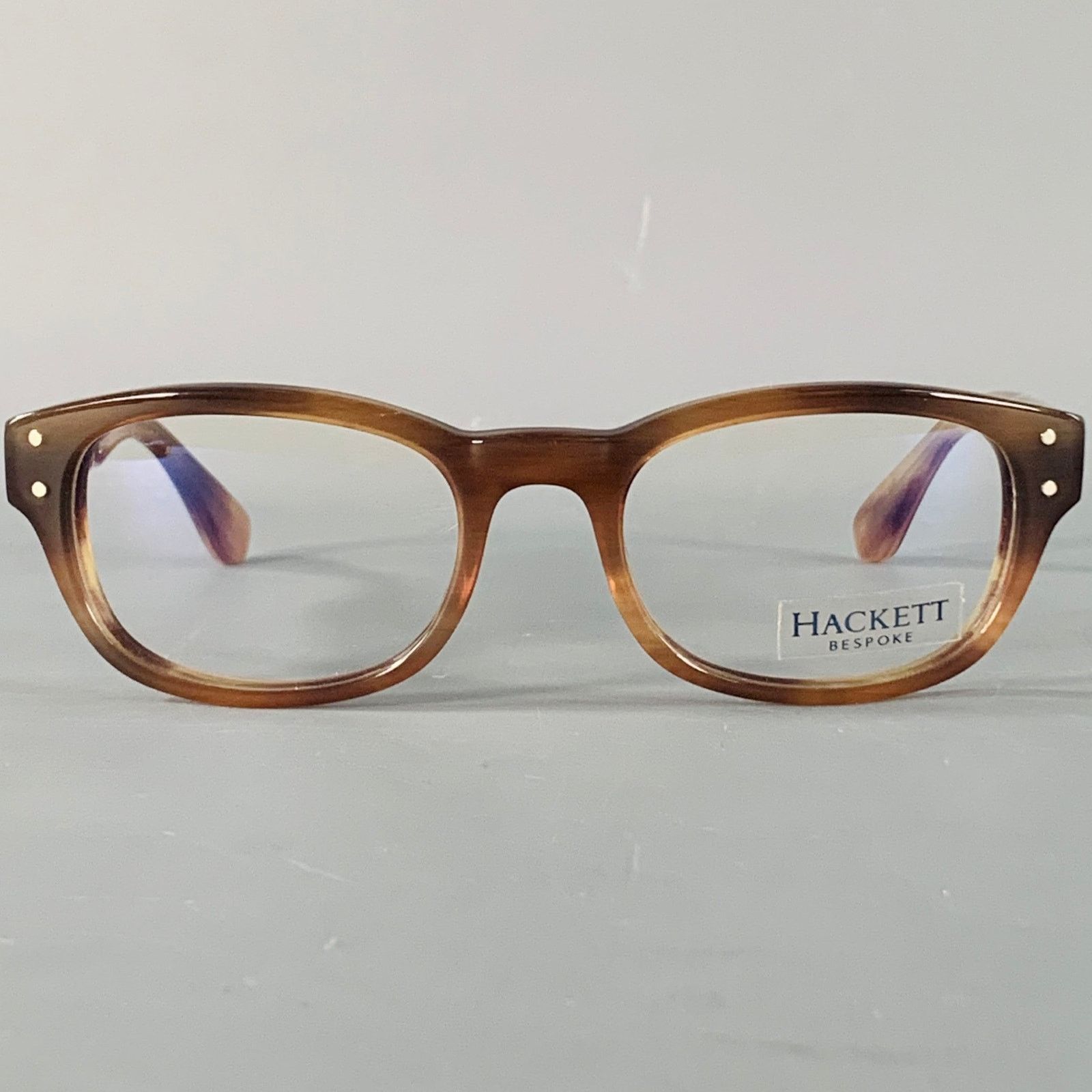 Hackett HACKETT LONDON Brown Tortoiseshell Acetate Eyewear Frames Size ONE SIZE - 1 Thumbnail