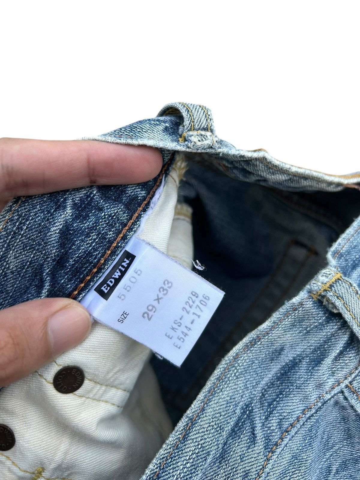 Kapital Vintage Edwin 505zx Selvedge Distressed Denim jeans Size US 29 - 9 Thumbnail