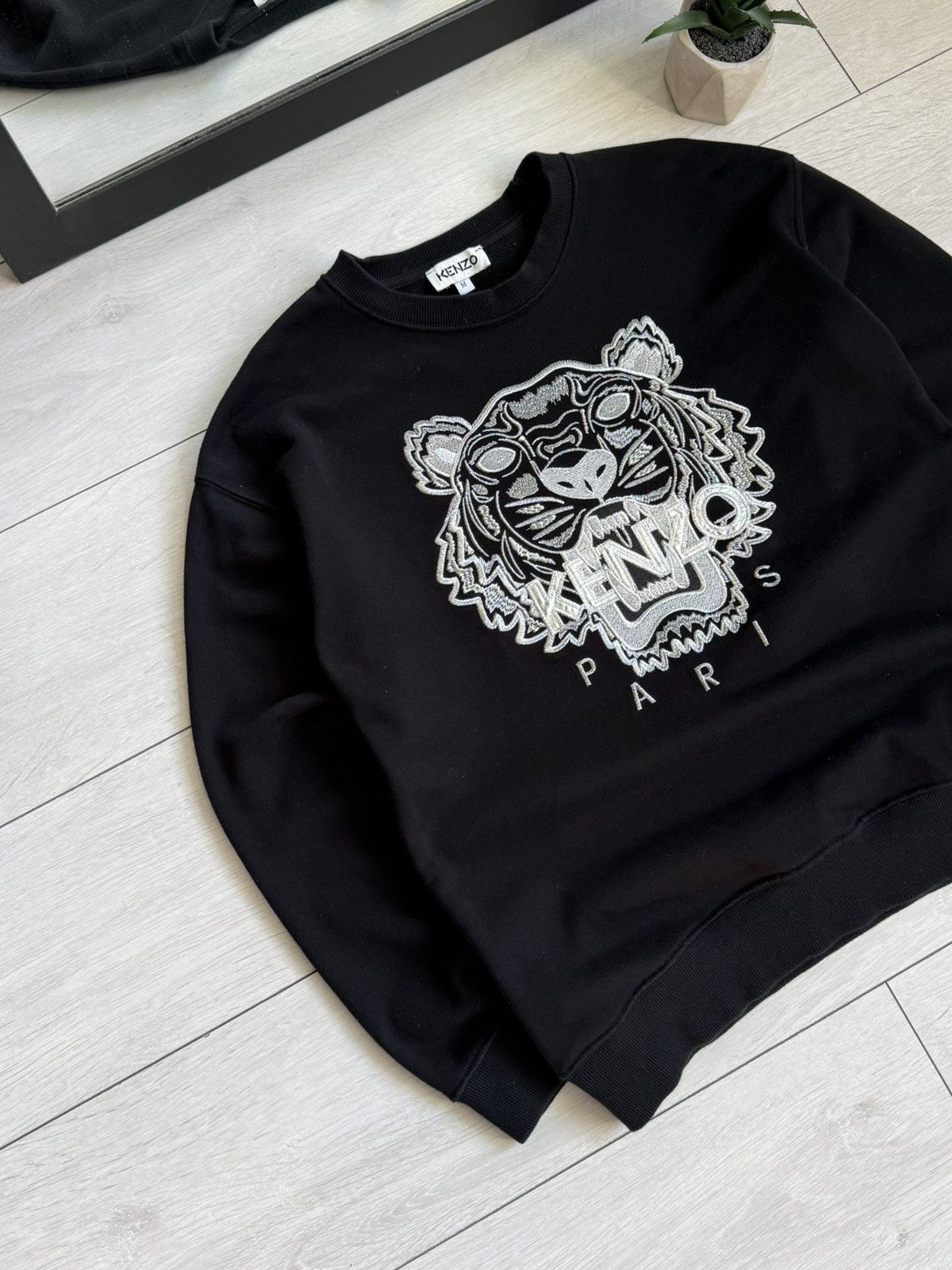 Kenzo Kenzo White Tiger Sweatshirt Size US M / EU 48-50 / 2 - 2 Thumbnail