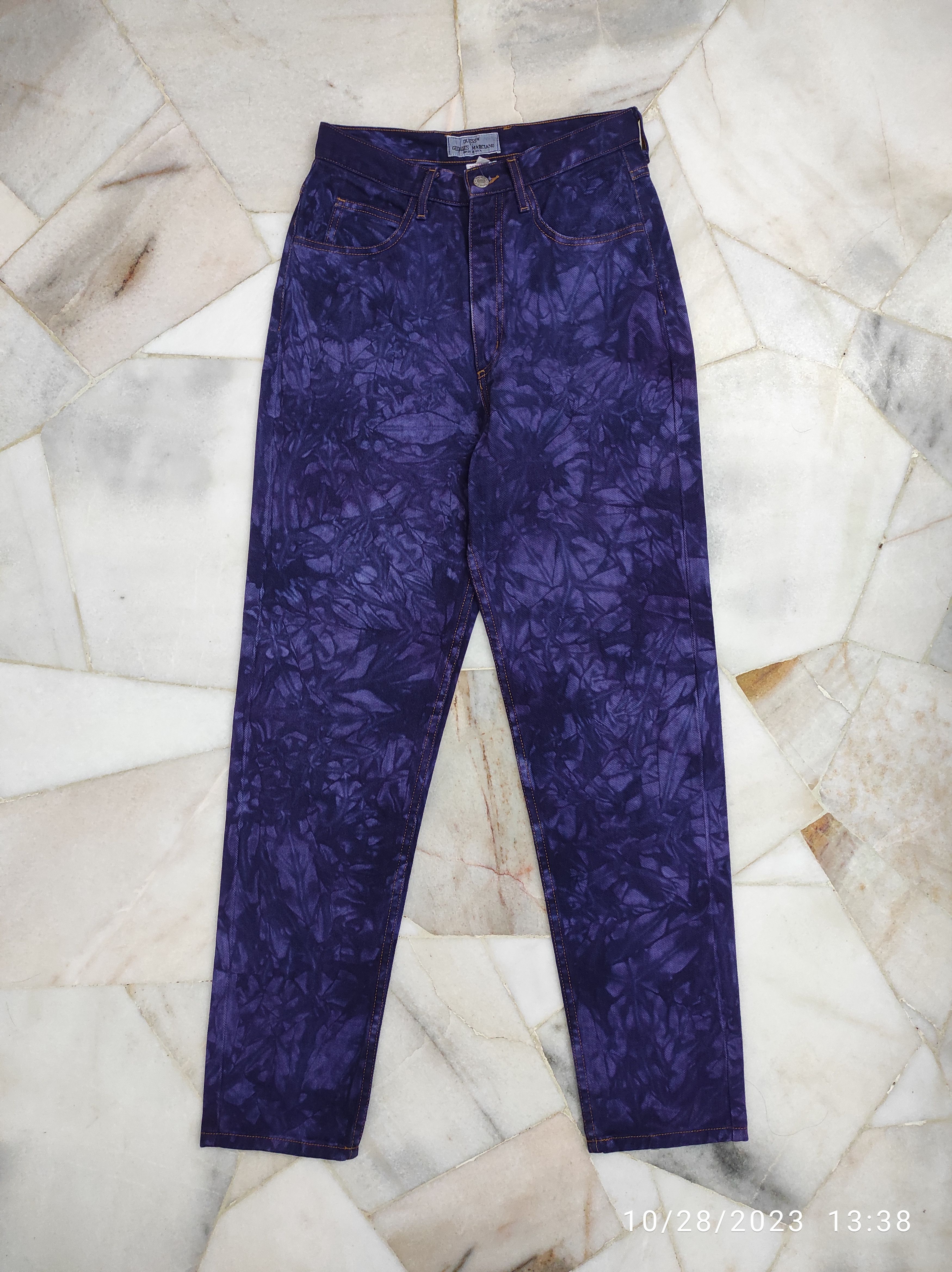 Georges Marciano 90's GUESS BY GEORGES MARCIANO Unique Art Boy friend Jeans Size 27" / US 4 / IT 40 - 1 Thumbnail