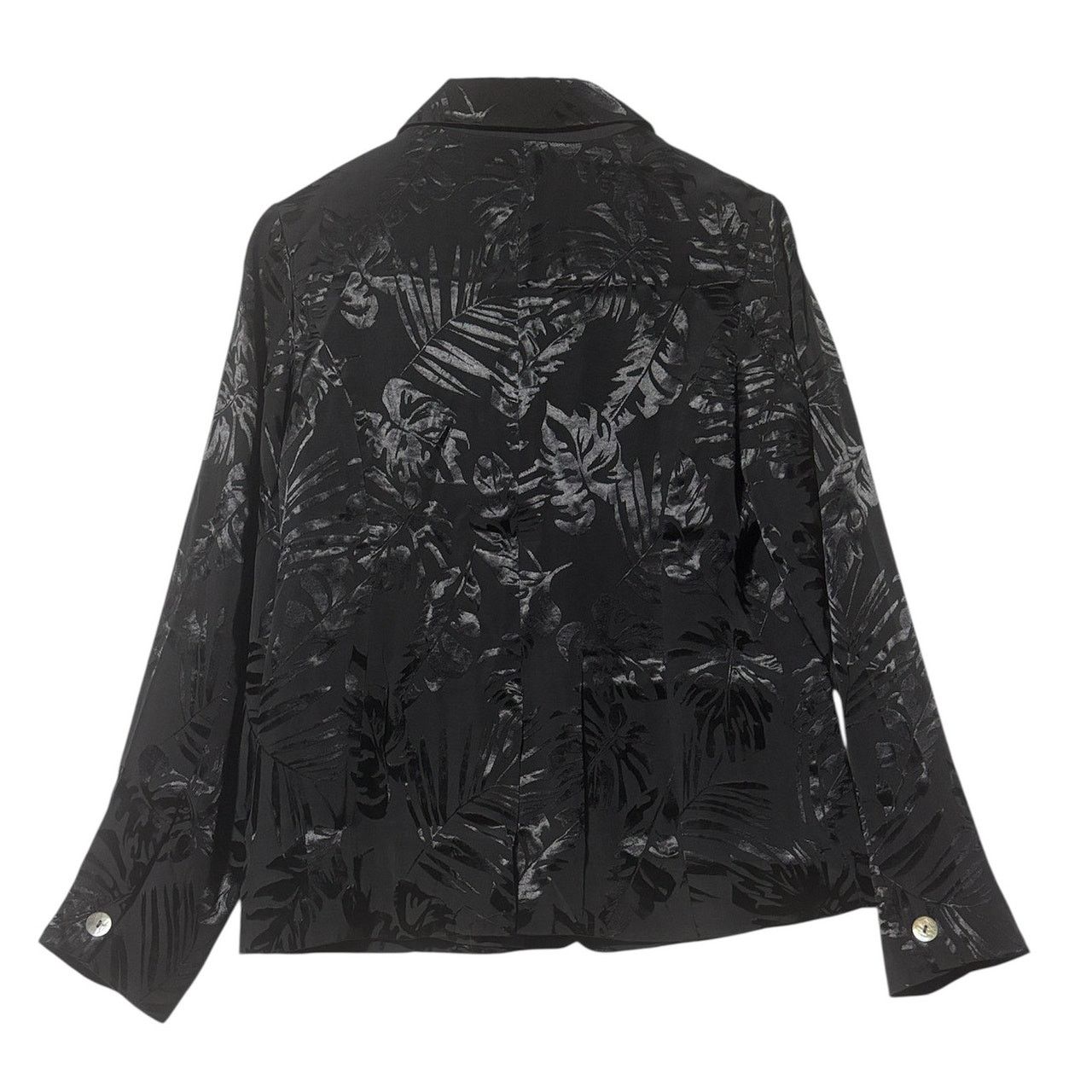 Tommy Bahama XL/16 | TOMMY BAHAMA Women’s Satin Jacquard Blazer Jacket Size XL / US 12-14 / IT 48-50 - 3 Thumbnail