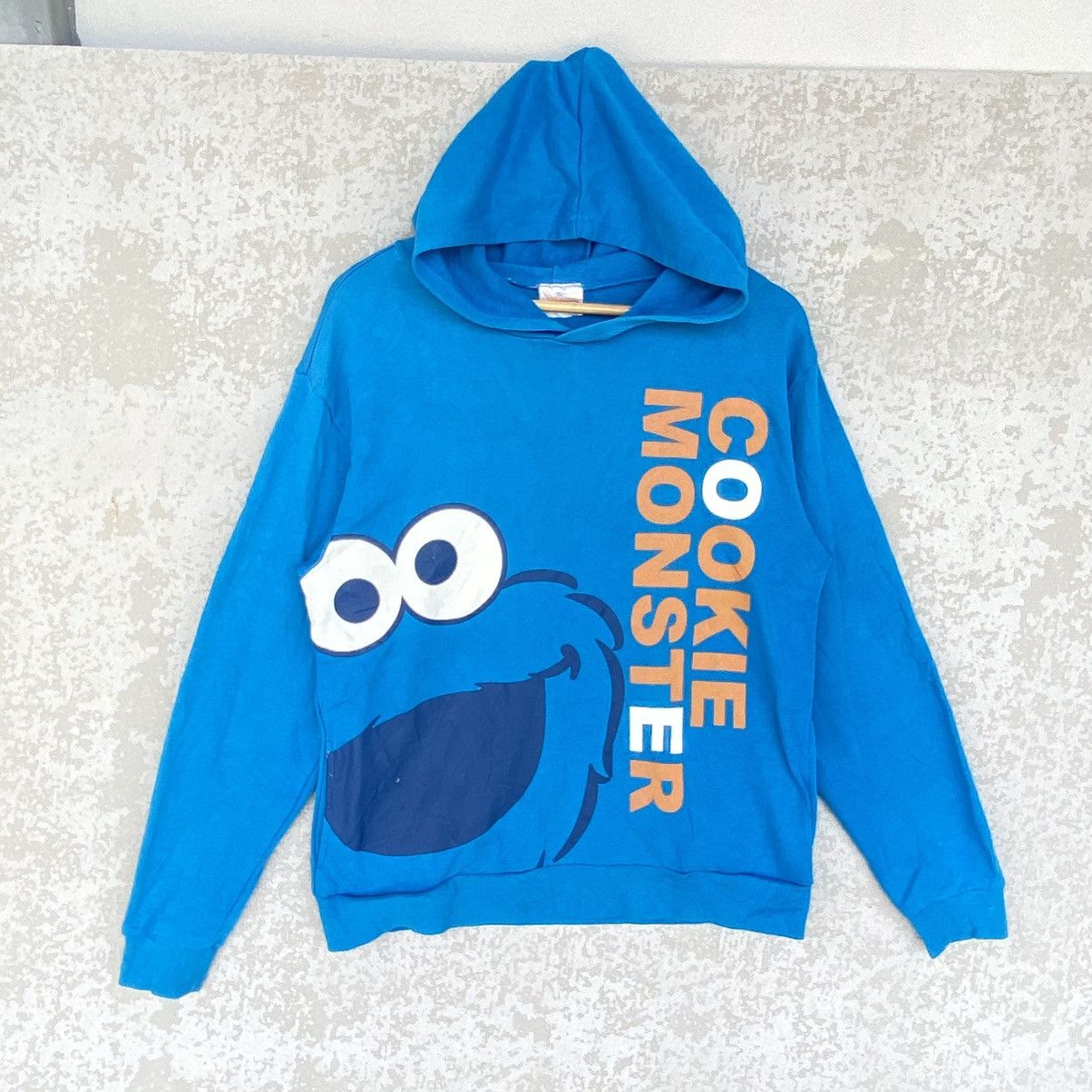 Other Vintage Blue Monster Elmo Printed Hoodie Sweater Size M Size S / US 4 / IT 40 - 1 Thumbnail