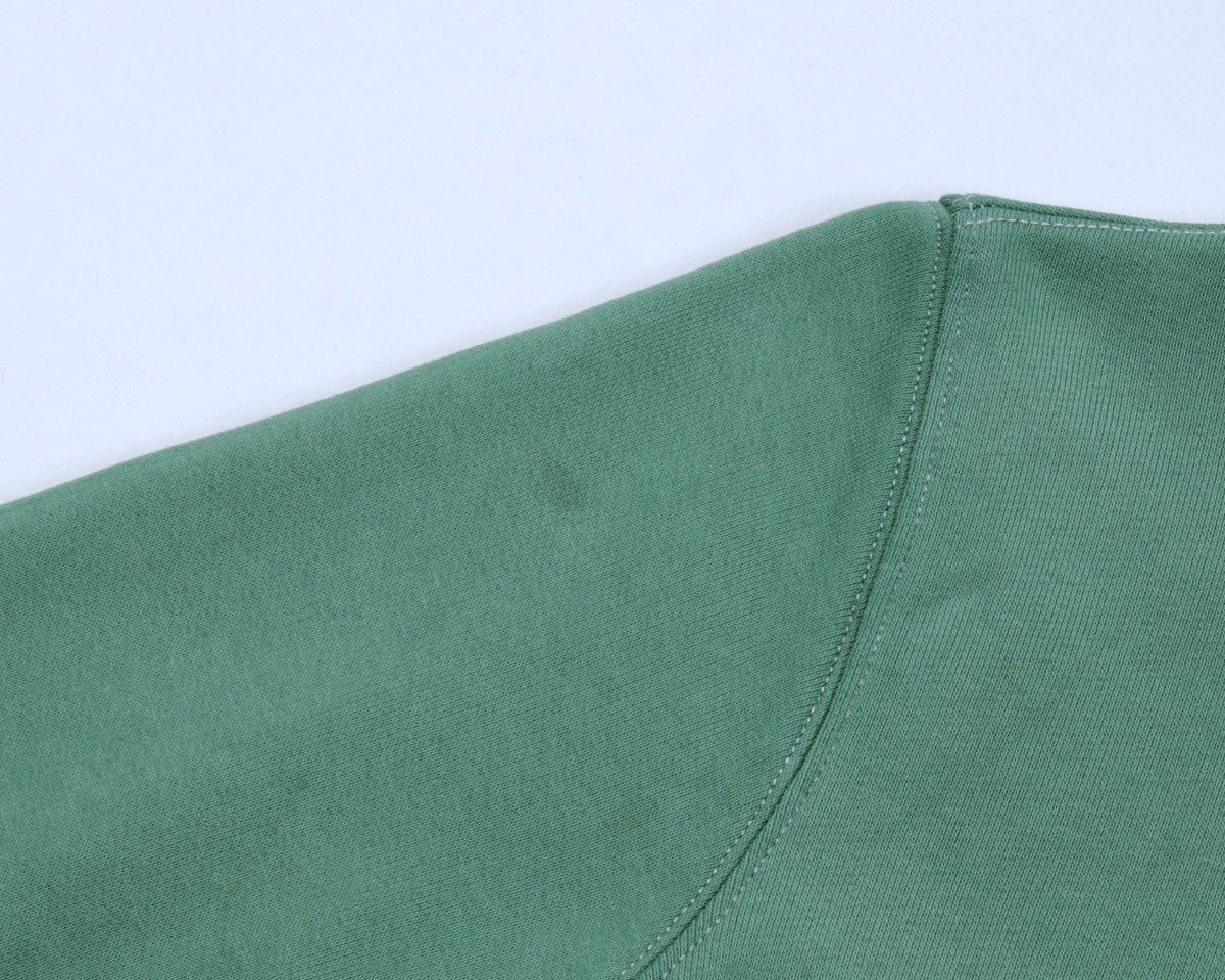 Burberry × Designer BURBERRY London England Big Logo Green Cotton Sweatshirt Size US XS / EU 42 / 0 - 11 Thumbnail