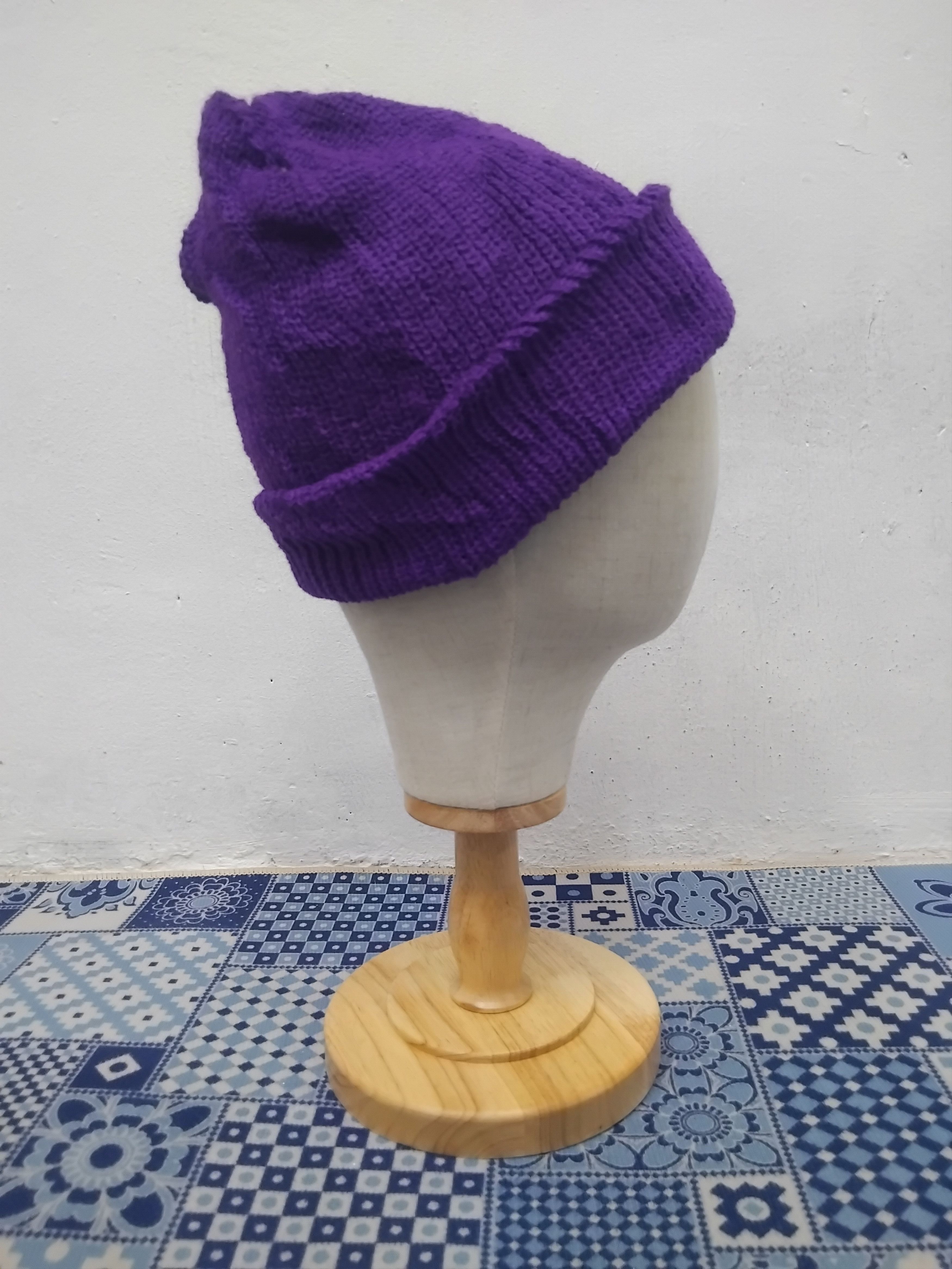 go slow caravan 💥Go Slow Caravan purple Beanie Size ONE SIZE - 5 Thumbnail