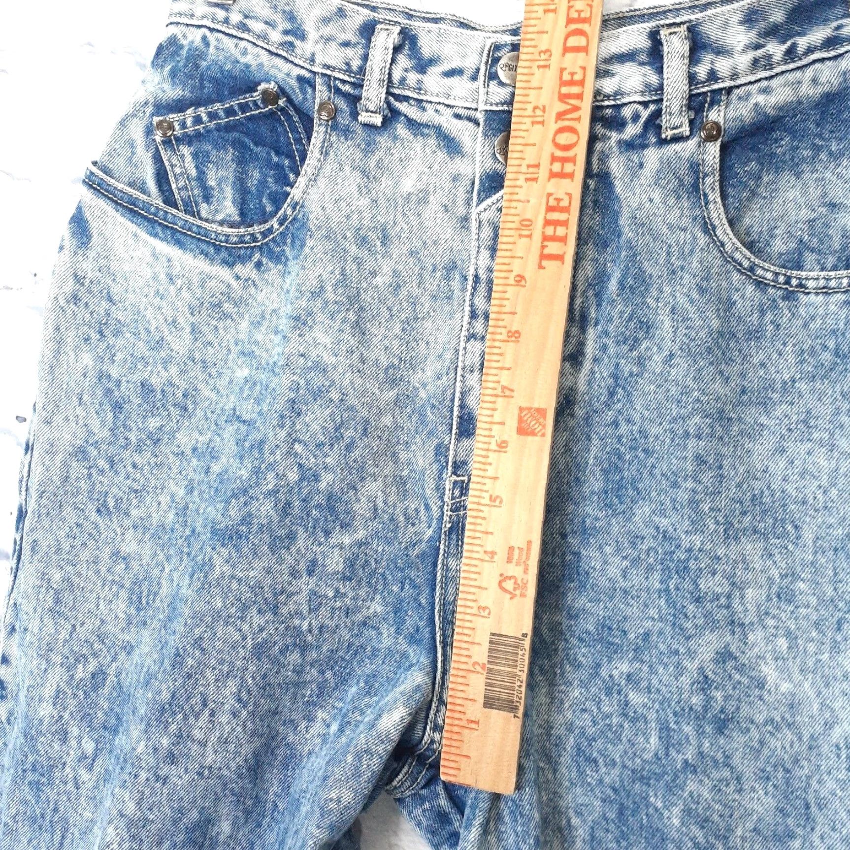 Vintage VINTAGE Gitano Denim Jeans Tapered High Rise Mom Womens 29x31 Long 14 29 Blue Cotton Cotton Denim Regular Rise 90s? Size 29" - 5 Thumbnail
