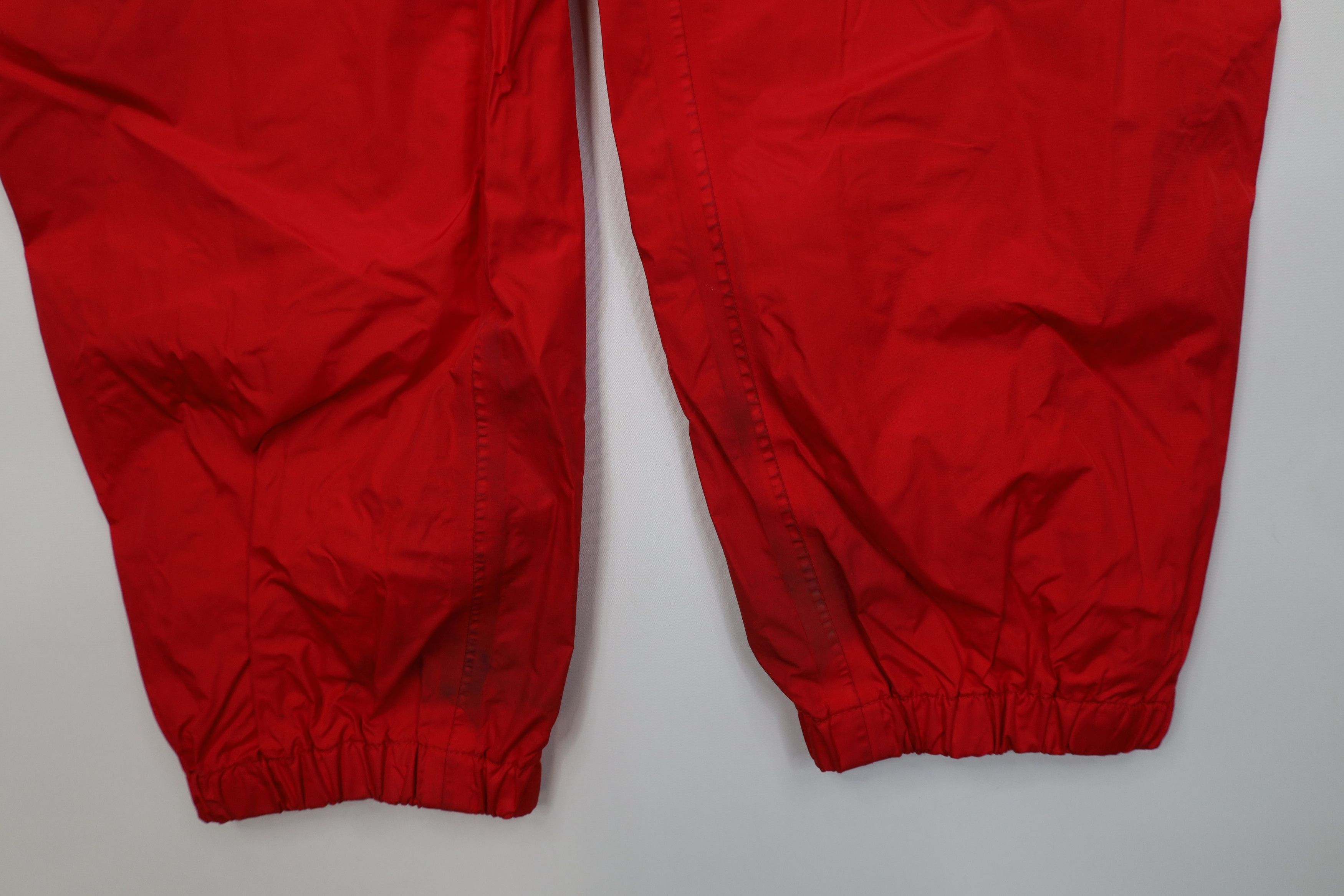 Lands' End Vintage 90s Lands End Waterproof Rain Joggers Pants Red Size US 36 / EU 52 - 5 Thumbnail