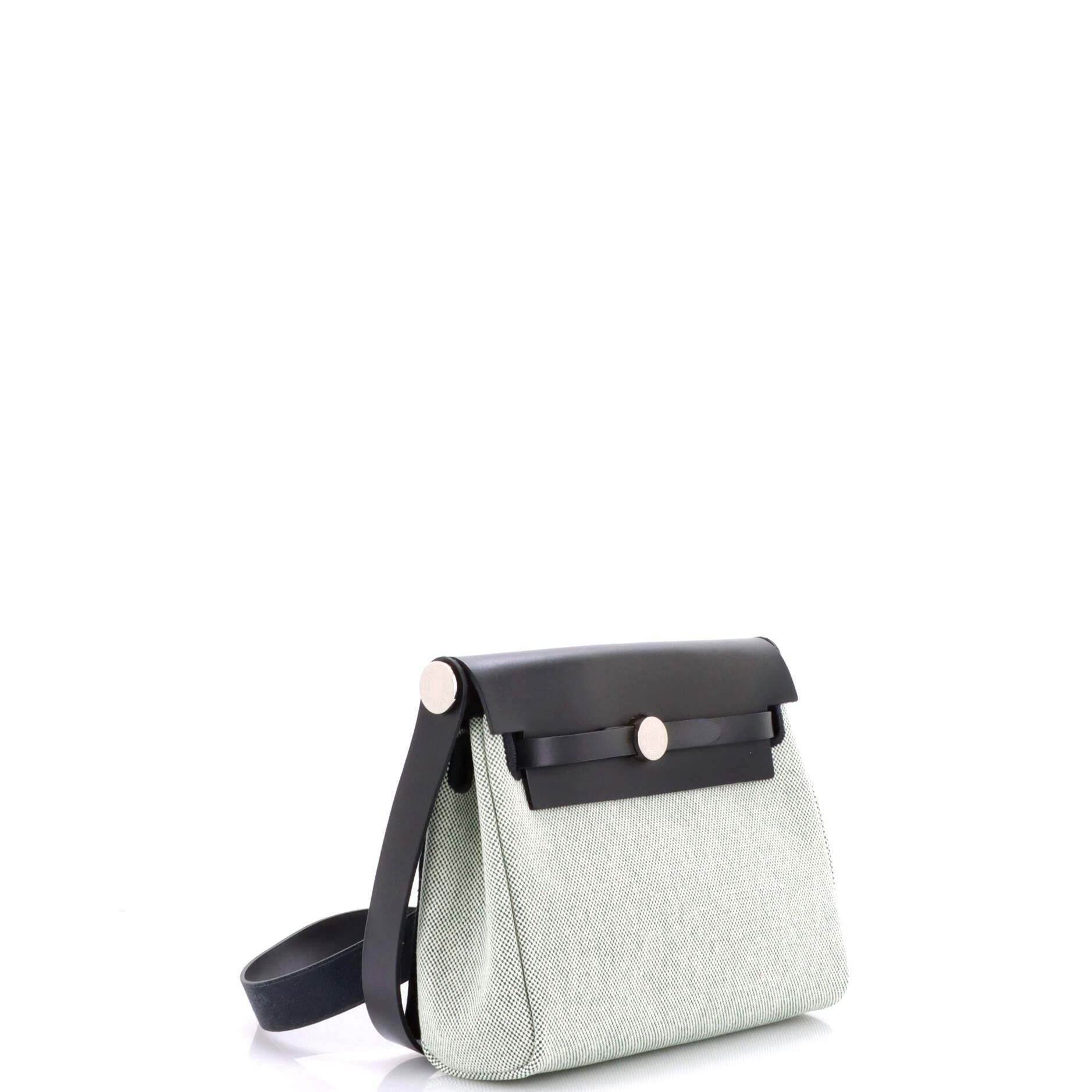 Hermes Herbag Zip Toile and Leather 20 Size ONE SIZE - 1 Thumbnail