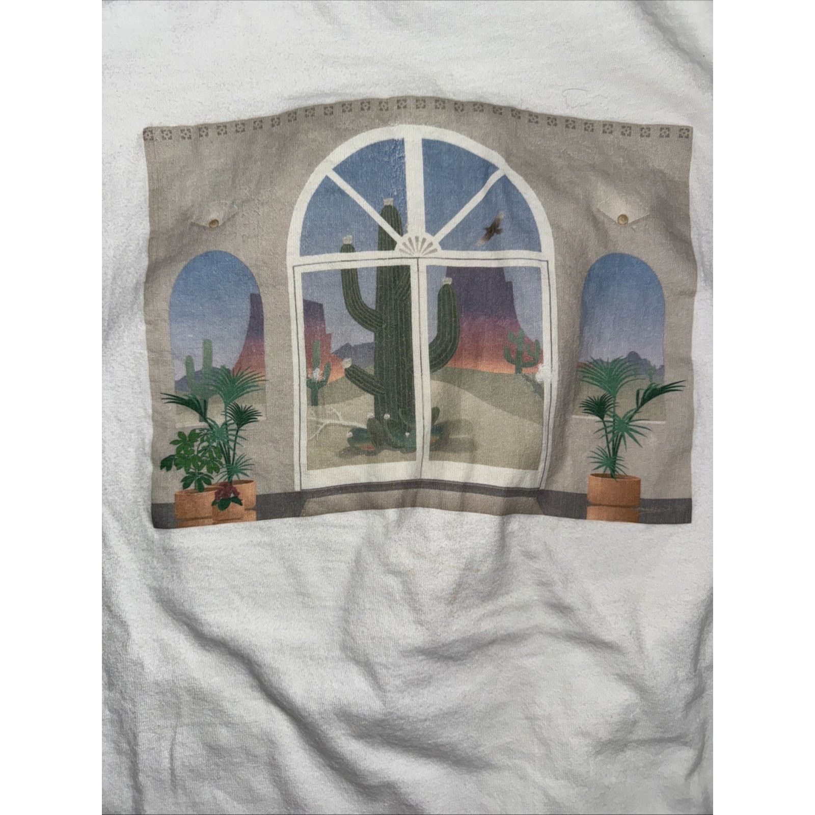 Band Tees × Hanes × Vintage 1996 Gaspard Eagle Graphic T-Shirt White Hanes L 21x26 Size US L / EU 52-54 / 3 - 6 Thumbnail