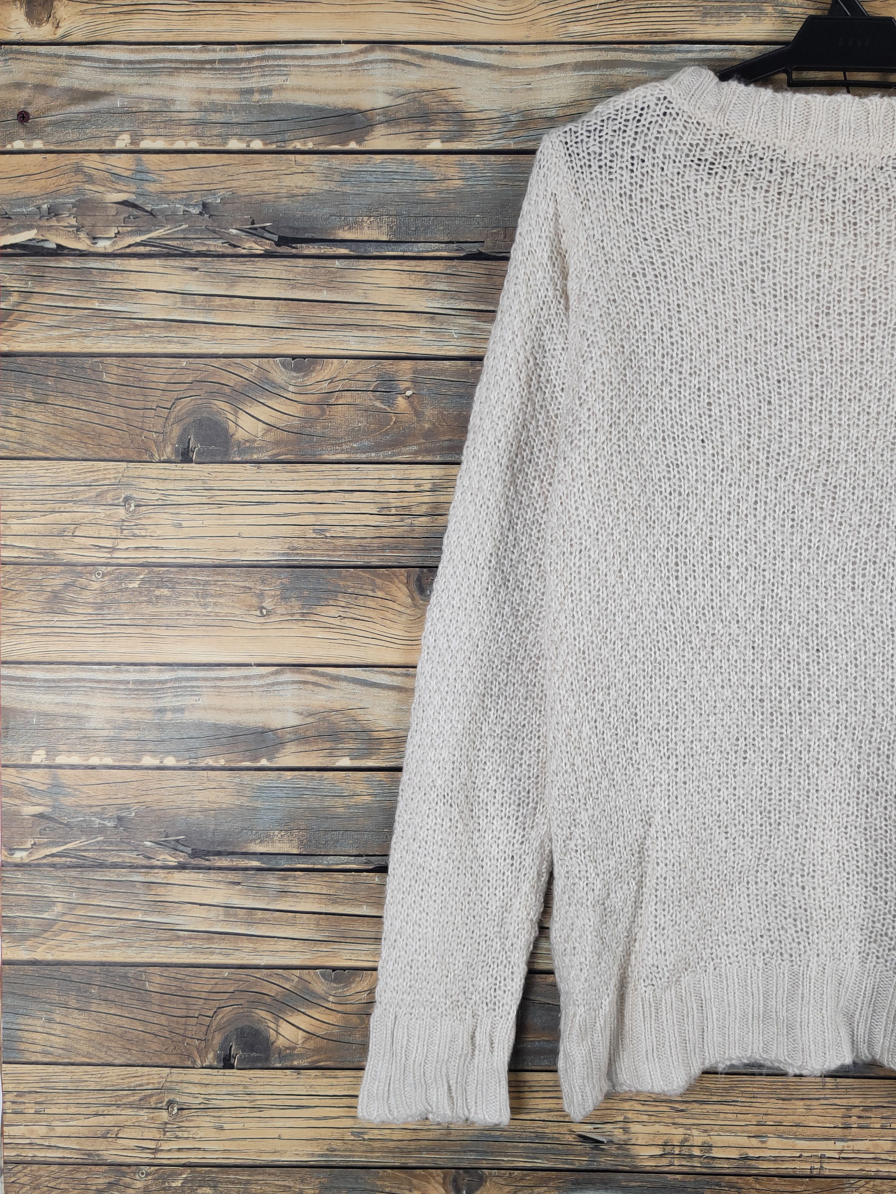 Vintage Flourish Ivory Knitwear Sweatshirts #W2111 Size M / US 6-8 / IT 42-44 - 8 Thumbnail