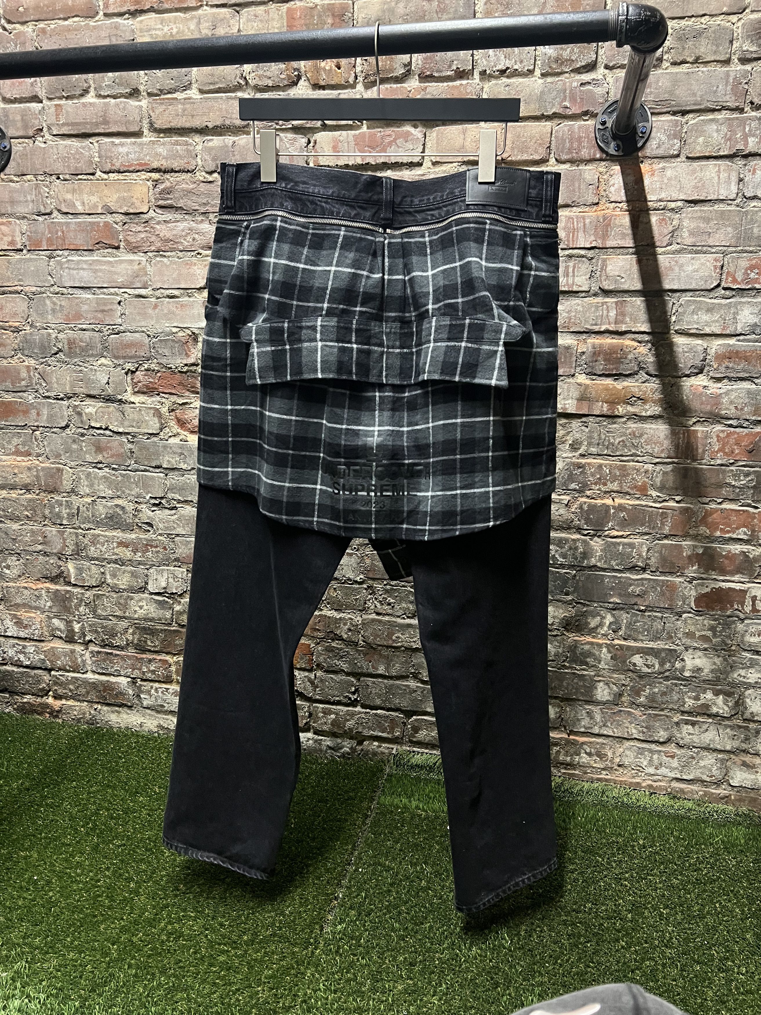 Supreme × Undercover Supreme x Undercover Flannel Layered Denim Size US 34 / EU 50 - 2 Thumbnail