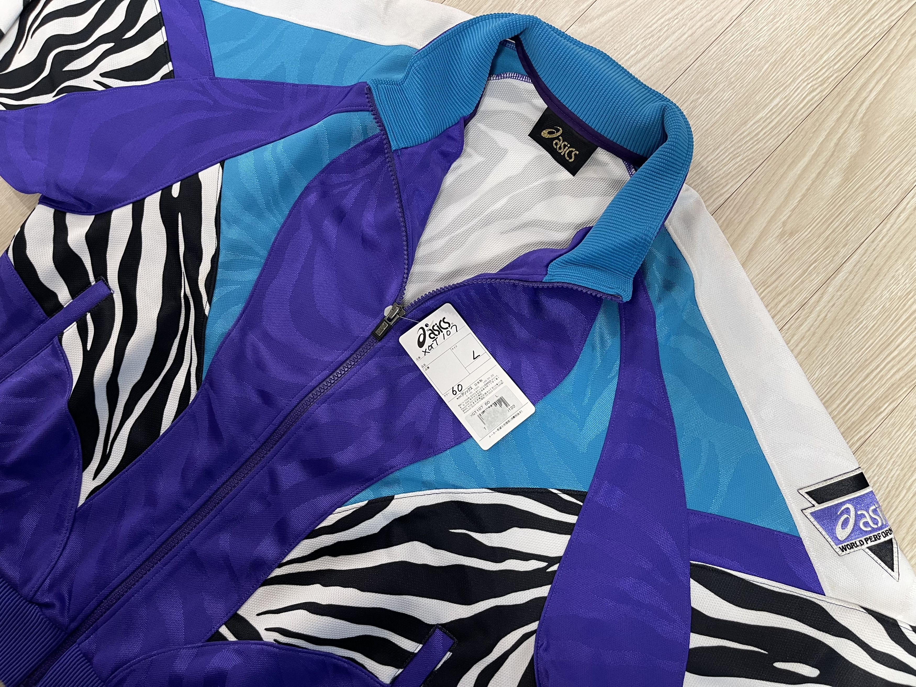 Asics ASICS ZEBRA Old Japan Edition 90’s Vintage Track Top Set Size US L / EU 52-54 / 3 - 3 Thumbnail