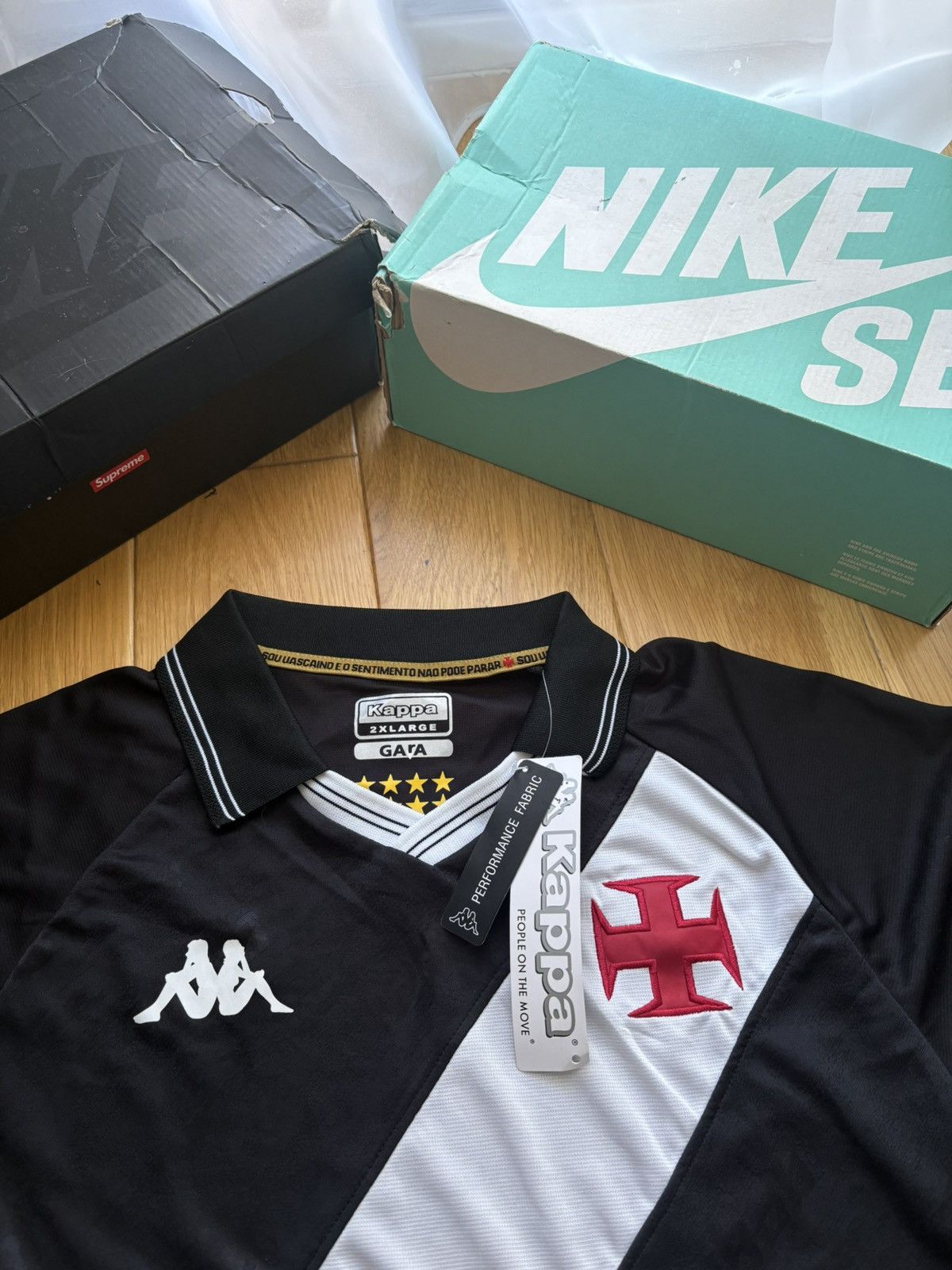 Kappa Jersey Vasco da gama 2025/26 Size US XL / EU 56 / 4 - 5 Thumbnail