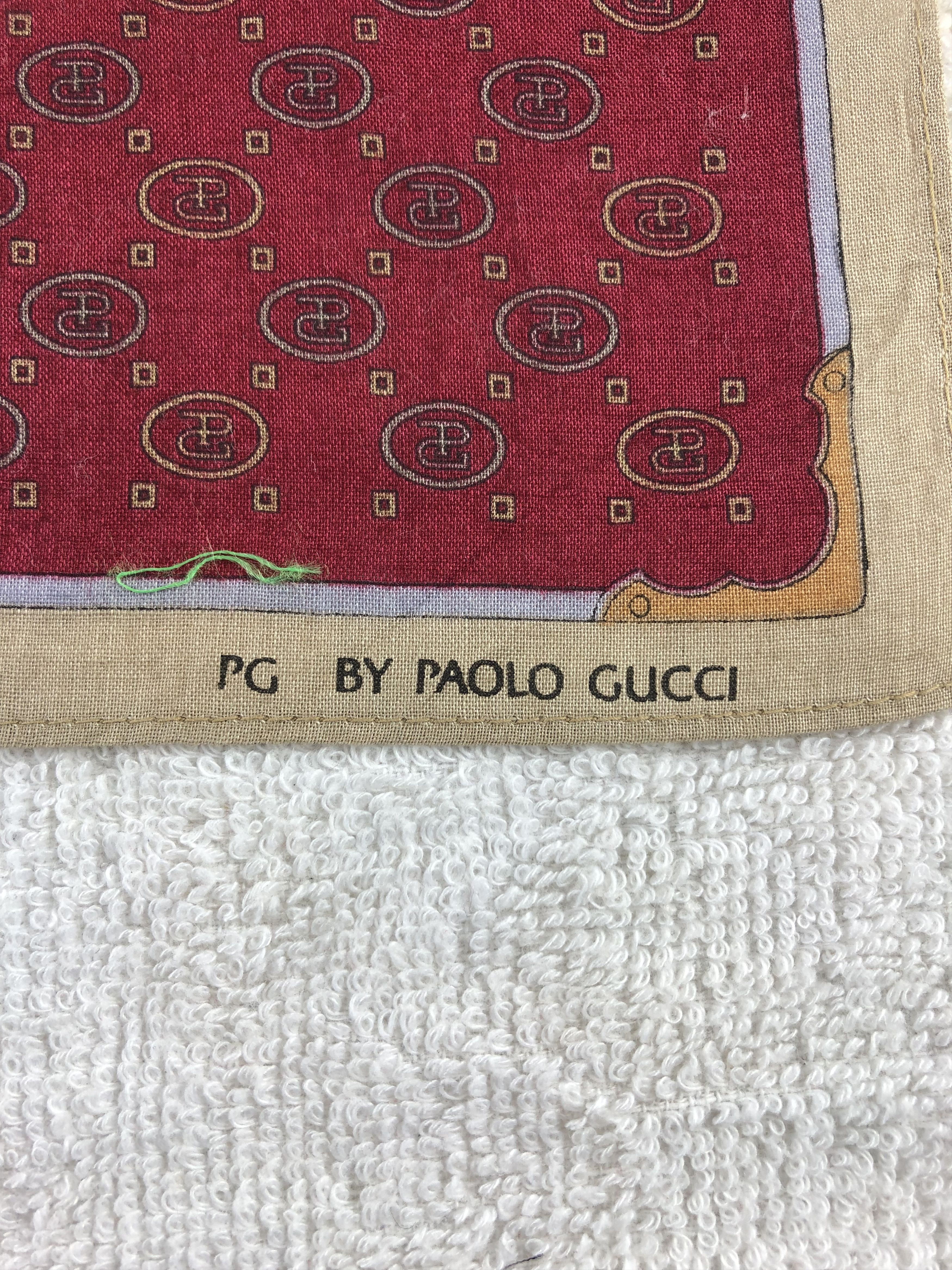 Paolo Gucci Paolo Gucci Handkerchief / Bandana / Neckerchief Size ONE SIZE - 5 Thumbnail