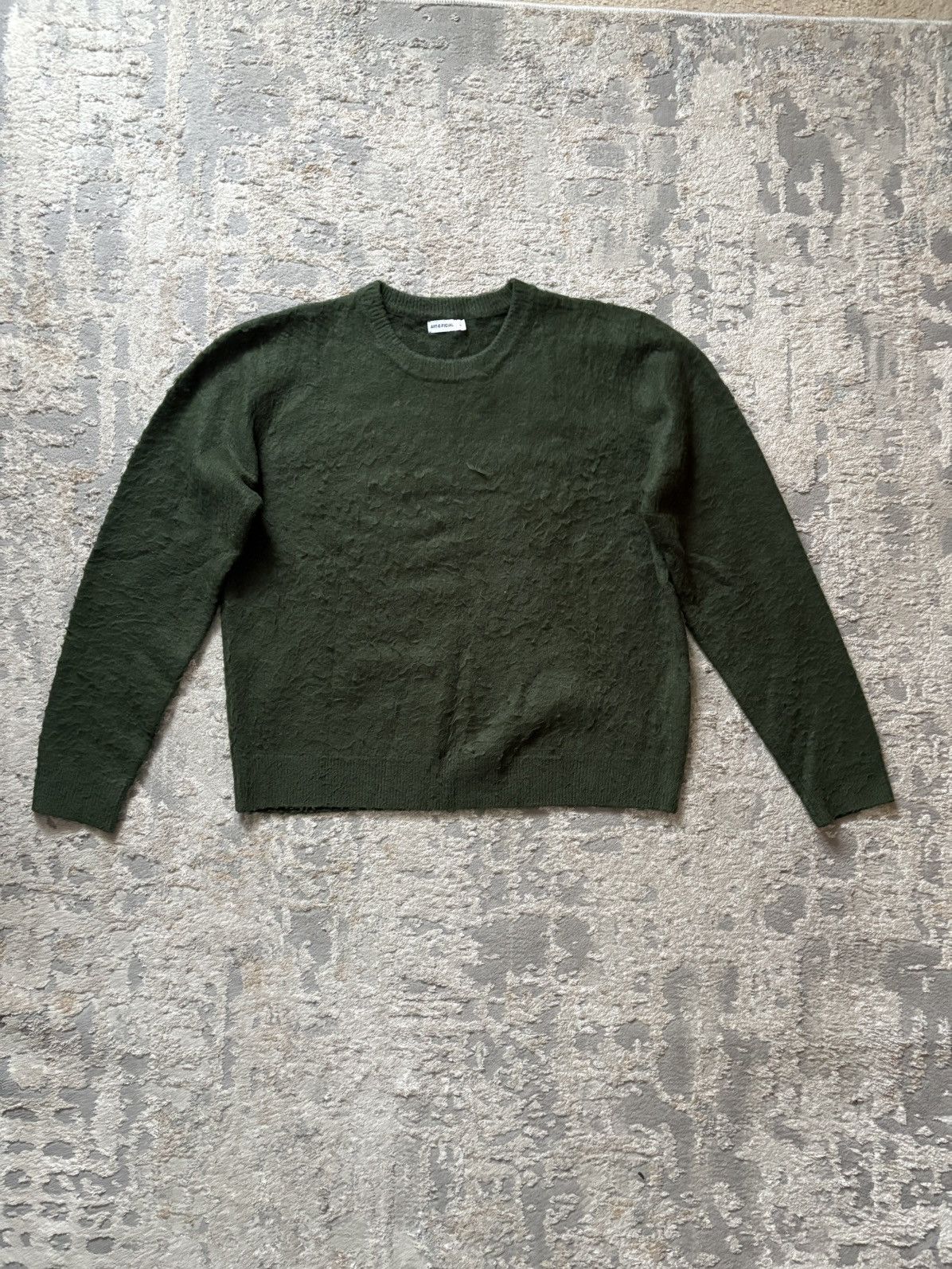 Other ART-E-FICAL Moss Green Mohair Sweater Size US L / EU 52-54 / 3 - 1 Thumbnail