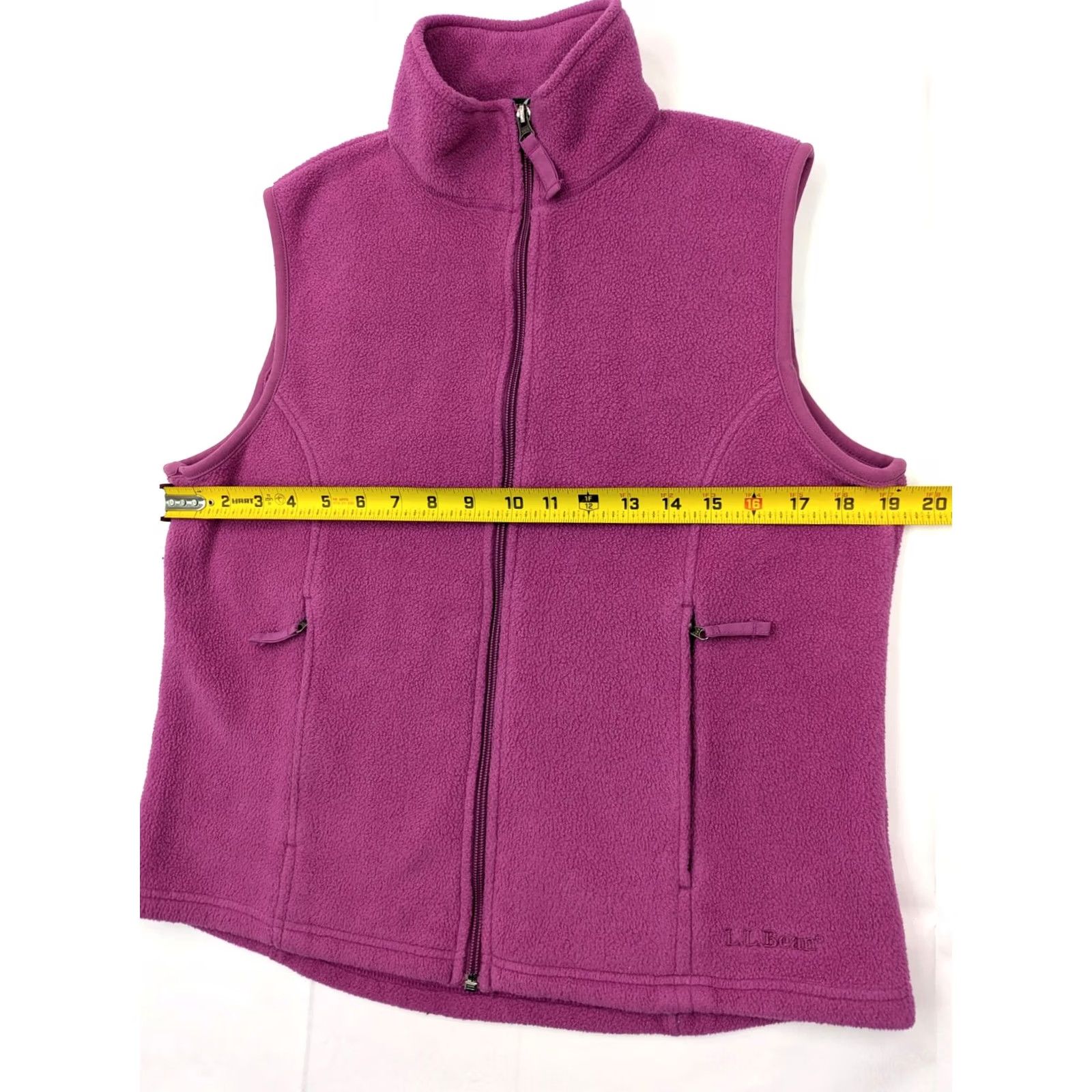Vintage Columbia Vest Women S-Reg Polartec Fleece Zip Mock Neck Recycled Polyester Berry Purple Outdoor All Seasons Full Zip Pockets Size S / US 4 / IT 40 - 7 Thumbnail