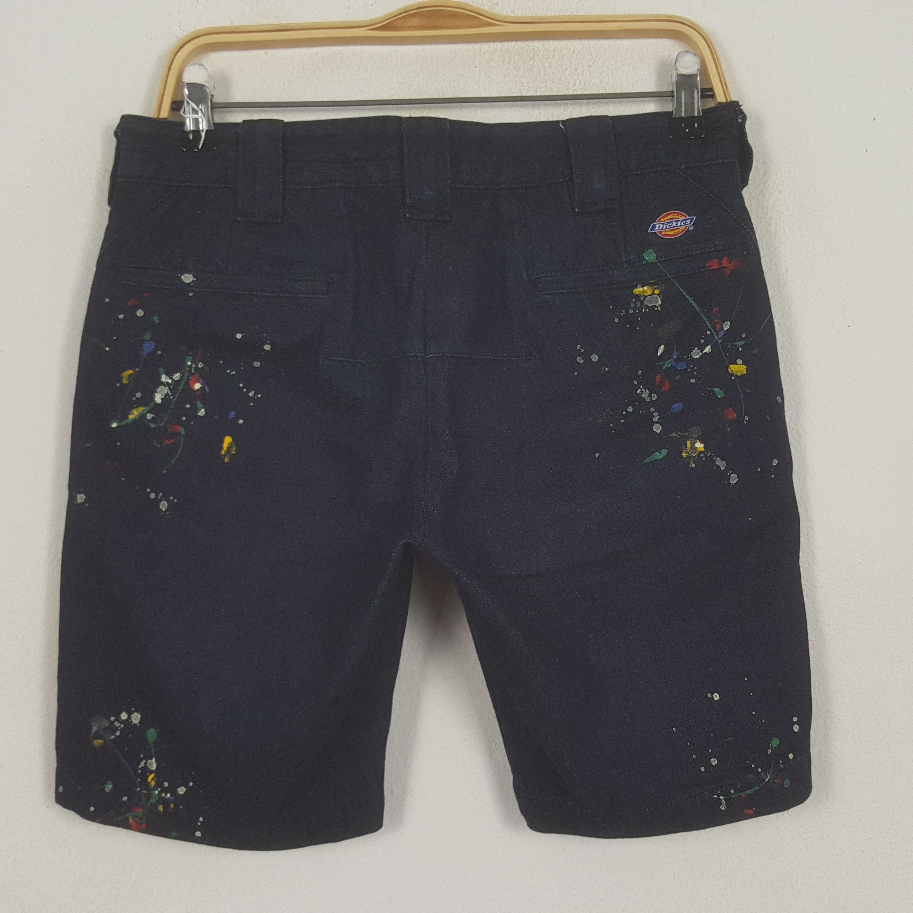 Dickies × Number (N)ine × Vintage Vintage Dickies x Number Nine Paint Art Short Pants Size US 30 / EU 46 - 3 Thumbnail