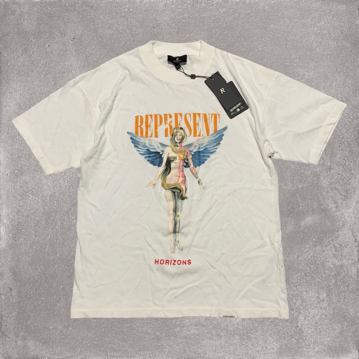Represent Clo. Represent XS Reborn Flat White Tee Size US XS / EU 42 / 0 - 1 Thumbnail