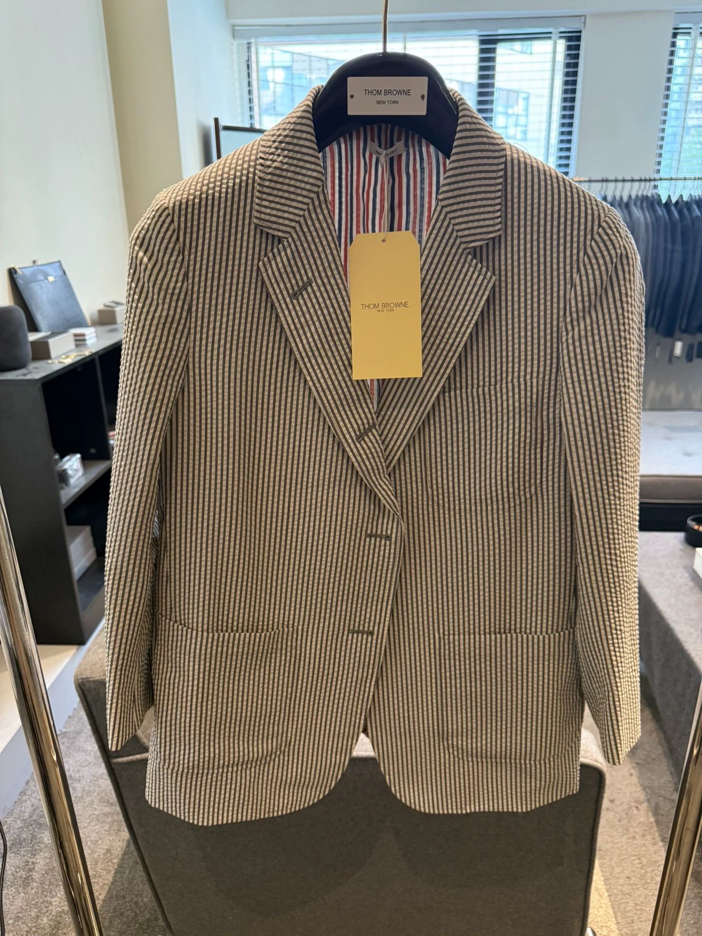 Thom Browne Thom Browne Rare Seersucker 3-Pocket Suit 42 New Size M / US 6-8 / IT 42-44 - 2 Thumbnail