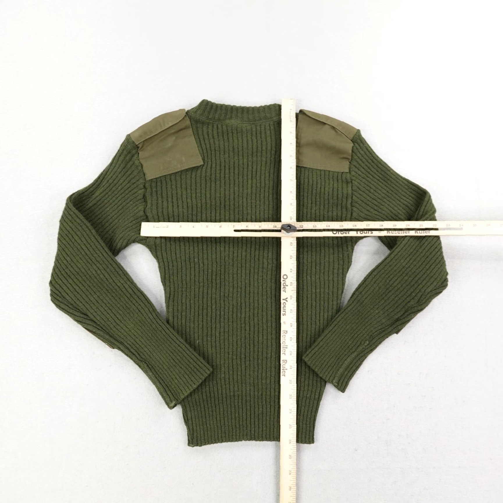 Commando DSCP Valor Collection Sweater Mens L Green Wool Military Knit Service Commander Casual Outdoors Size US L / EU 52-54 / 3 - 4 Thumbnail