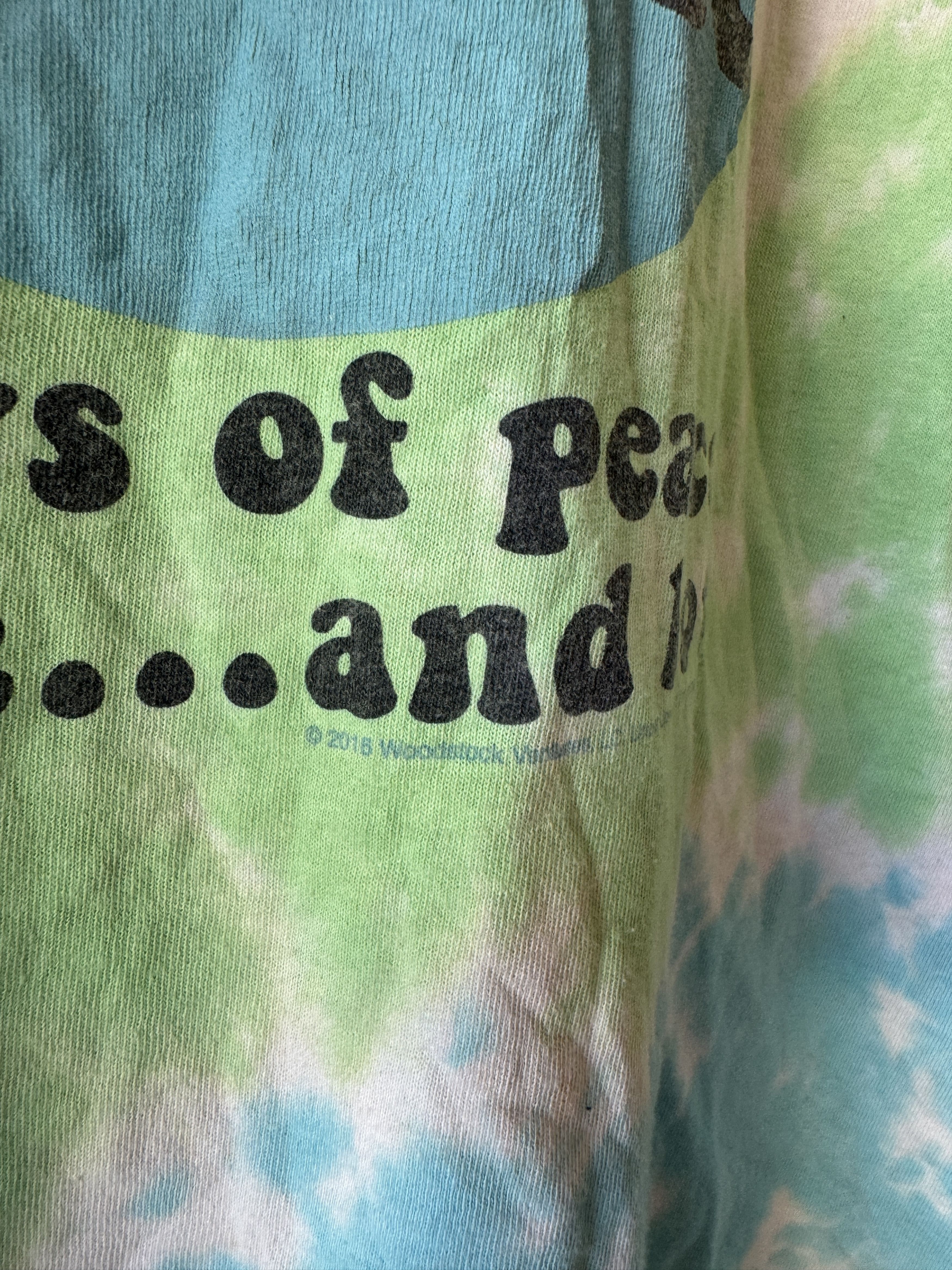 Band Tees WOODSTOCK MUSIC FESTIVAL TYE DIE T SHIRT Size US XXL / EU 58 / 5 - 4 Thumbnail