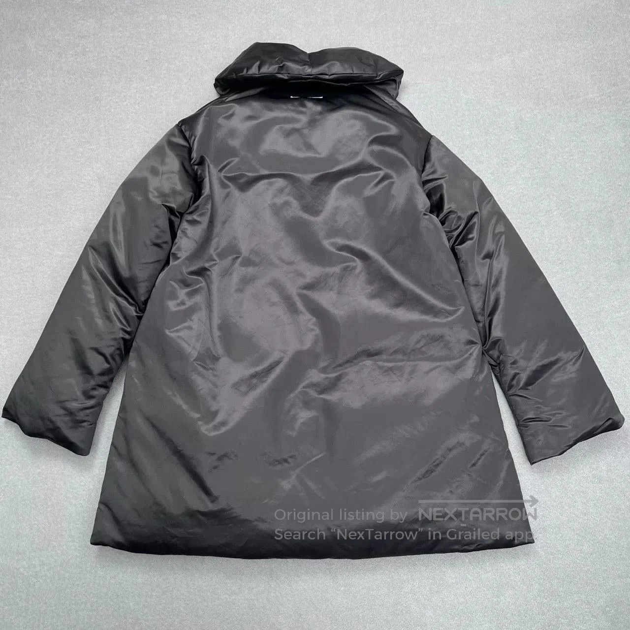 MM6 Maison Margiela MM6 Black Shiny Long Down Coat. Size S / US 4 / IT 40 - 2 Thumbnail