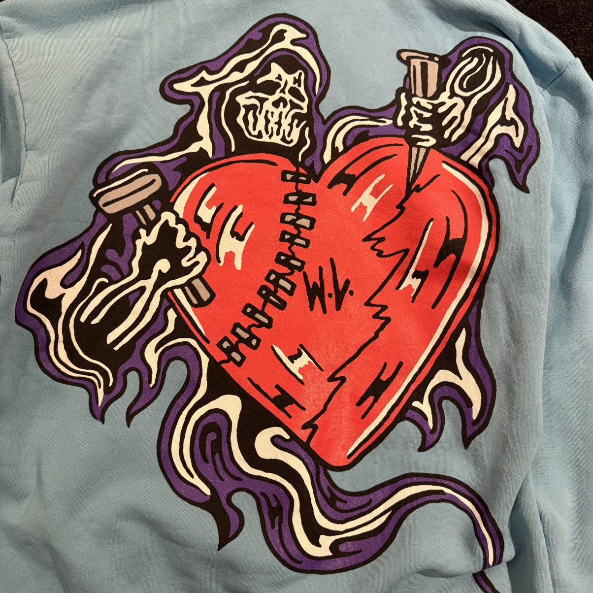 Warren Lotas Warren Lotas Blue “Broken Heart Reaper” Size L Size US L / EU 52-54 / 3 - 2 Thumbnail