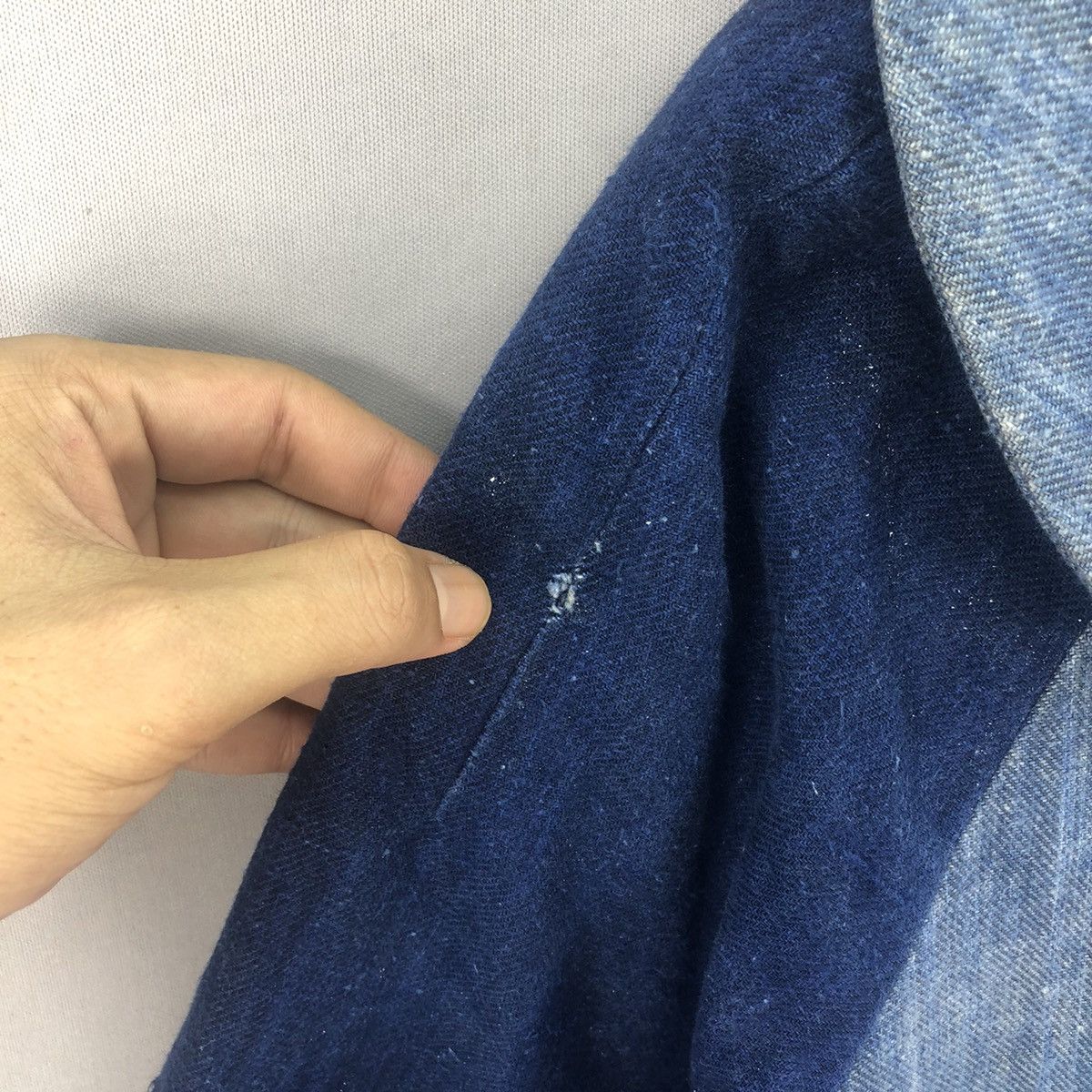 Japanese Brand Vintage Rework Custom Denim Zipper Jacket Size US M / EU 48-50 / 2 - 12 Thumbnail