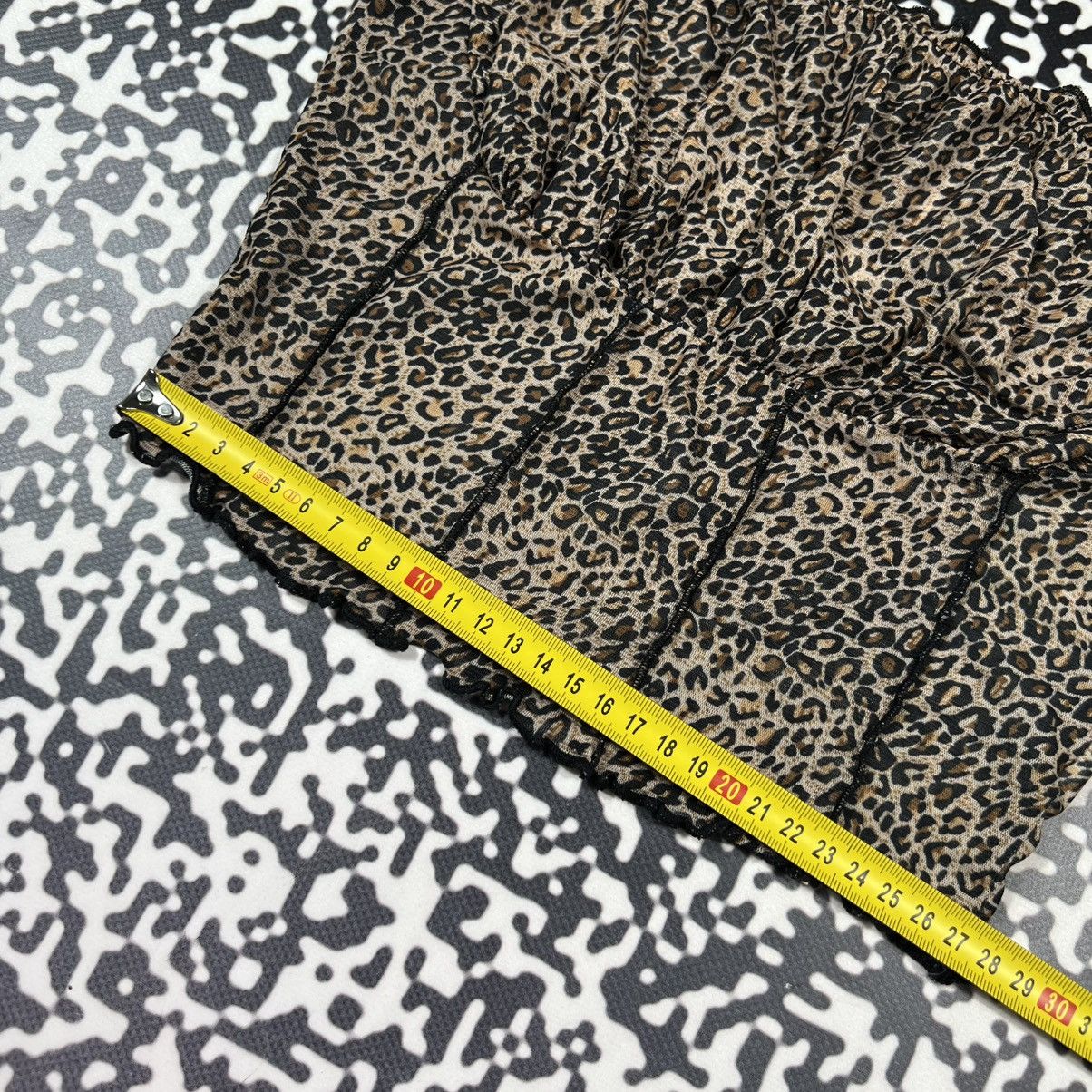 Vintage Vintage Y2K Leopard Sexy Retro Tank Top Sleeveless Size S / US 4 / IT 40 - 16 Thumbnail