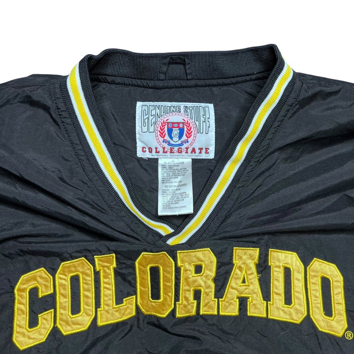 NCAA NCAA Colorado Buffaloed Arch Spell Out Pullover Windbreaker Size US XL / EU 56 / 4 - 2 Thumbnail