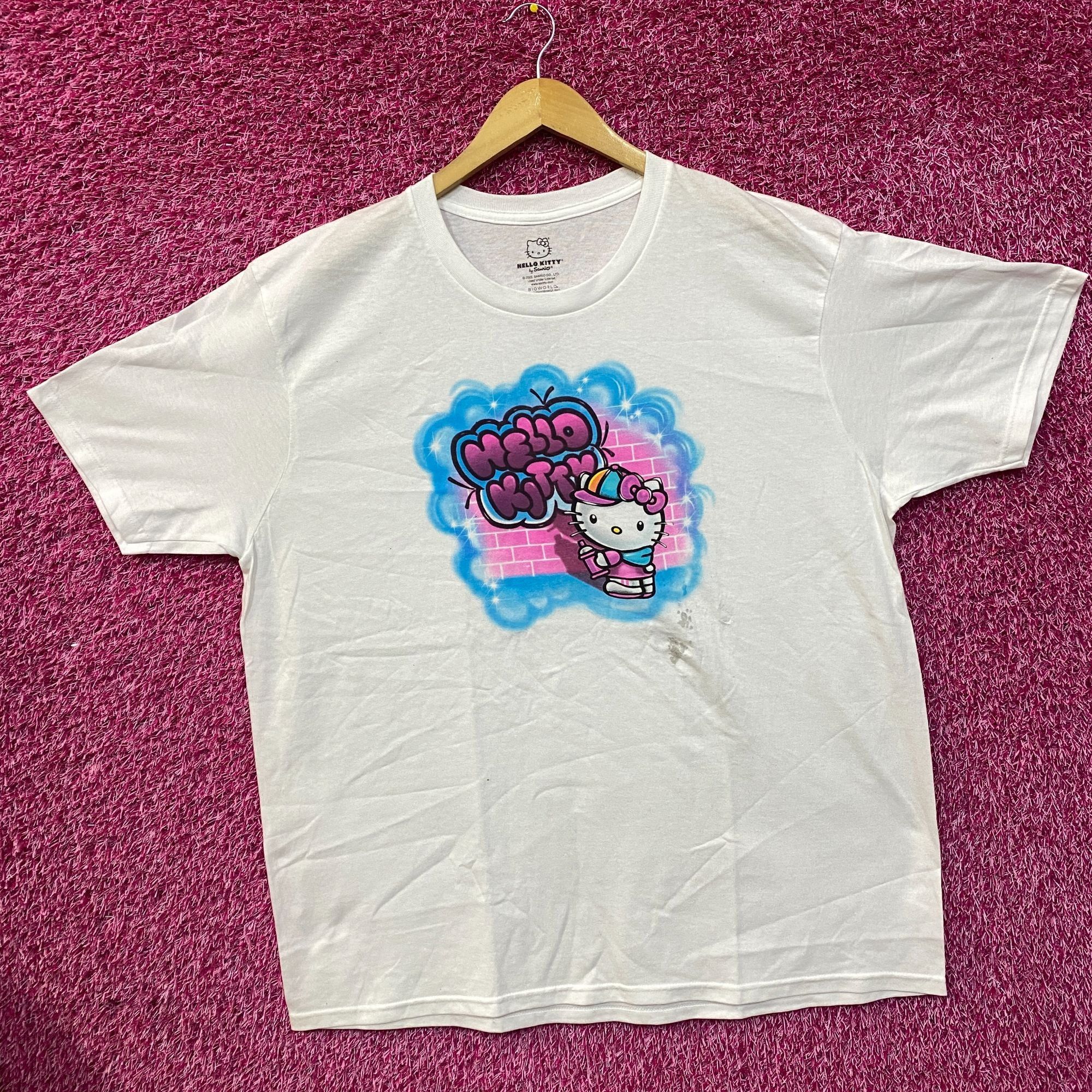 Other Sanrio Hello Kitty Graffiti Art T-Shirt 2XL Size XXL / US 16-18 / IT 52-54 - 3 Thumbnail