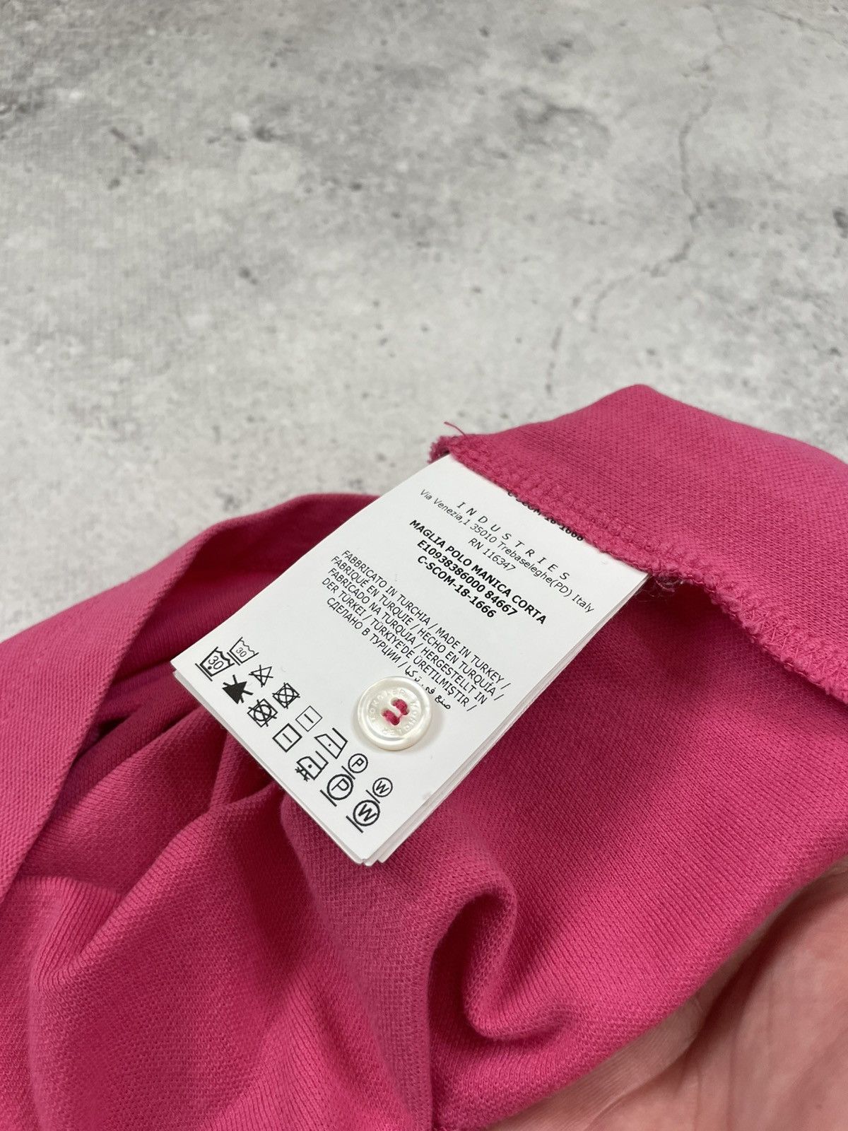 Moncler Moncler Women's Pink Maglia Polo Manica Corta T-shirt Size L Size L / US 10 / IT 46 - 9 Thumbnail
