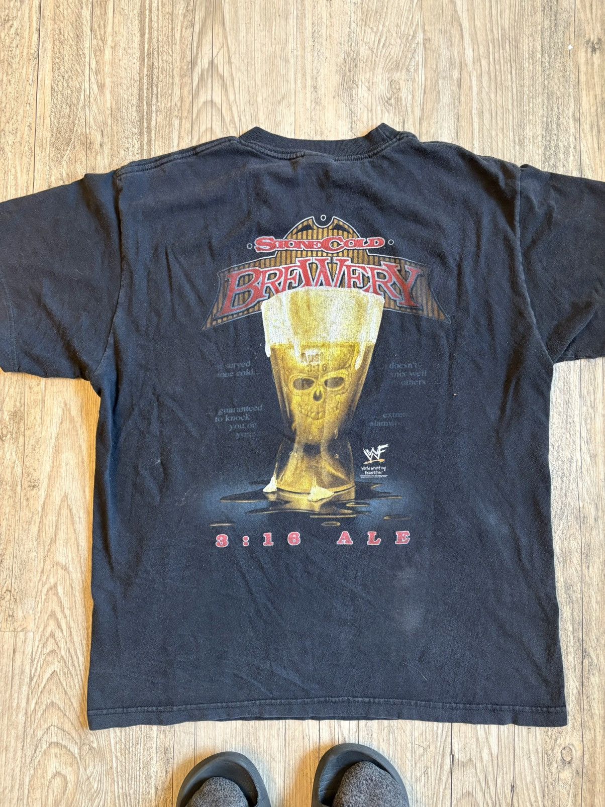 WWF Vintage WWF 1998 Stone Cold Brewery Shirt Size US L / EU 52-54 / 3 - 4 Thumbnail