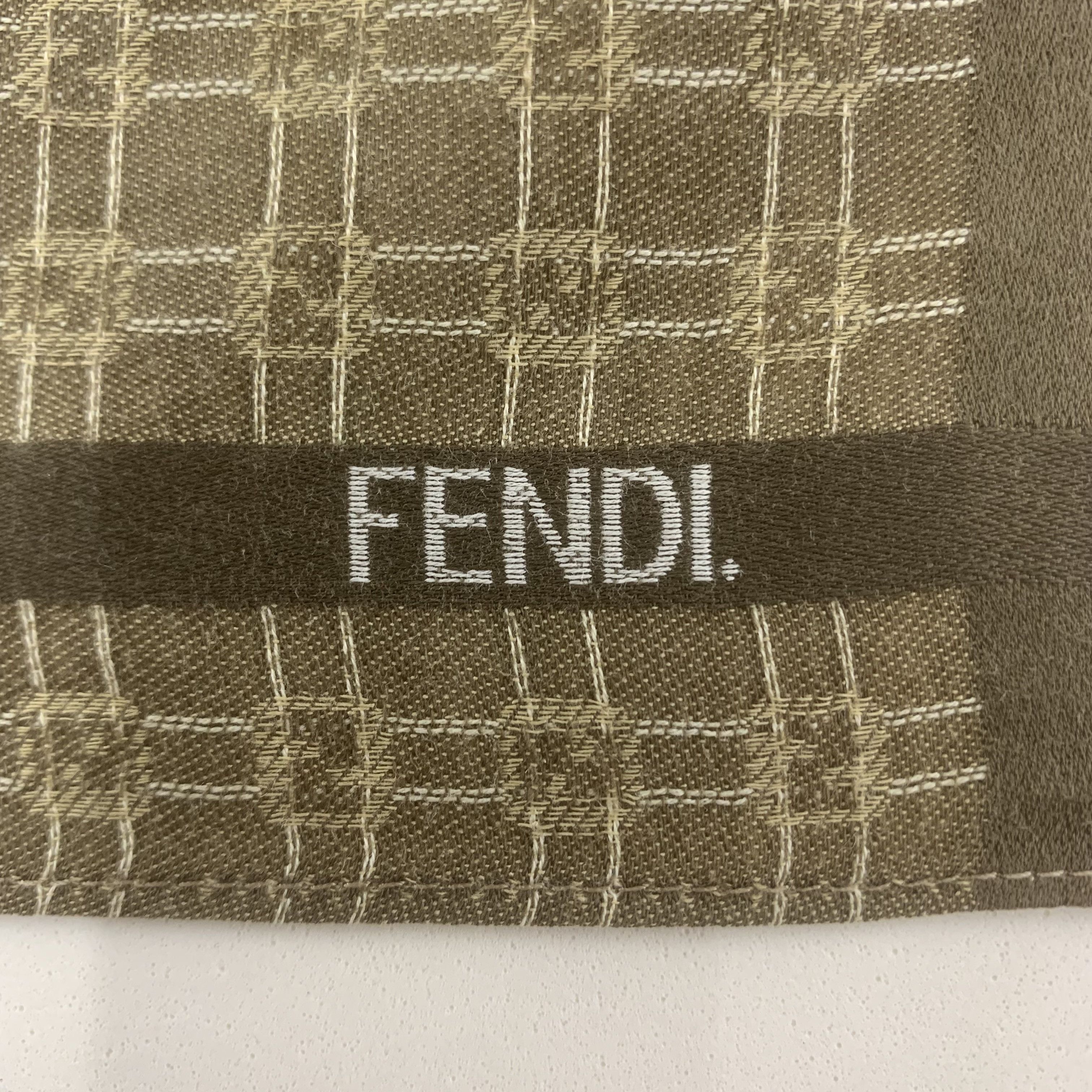 Fendi Fendi Handkerchief Bandana Neckerchief Square TB3306 Size ONE SIZE - 4 Thumbnail