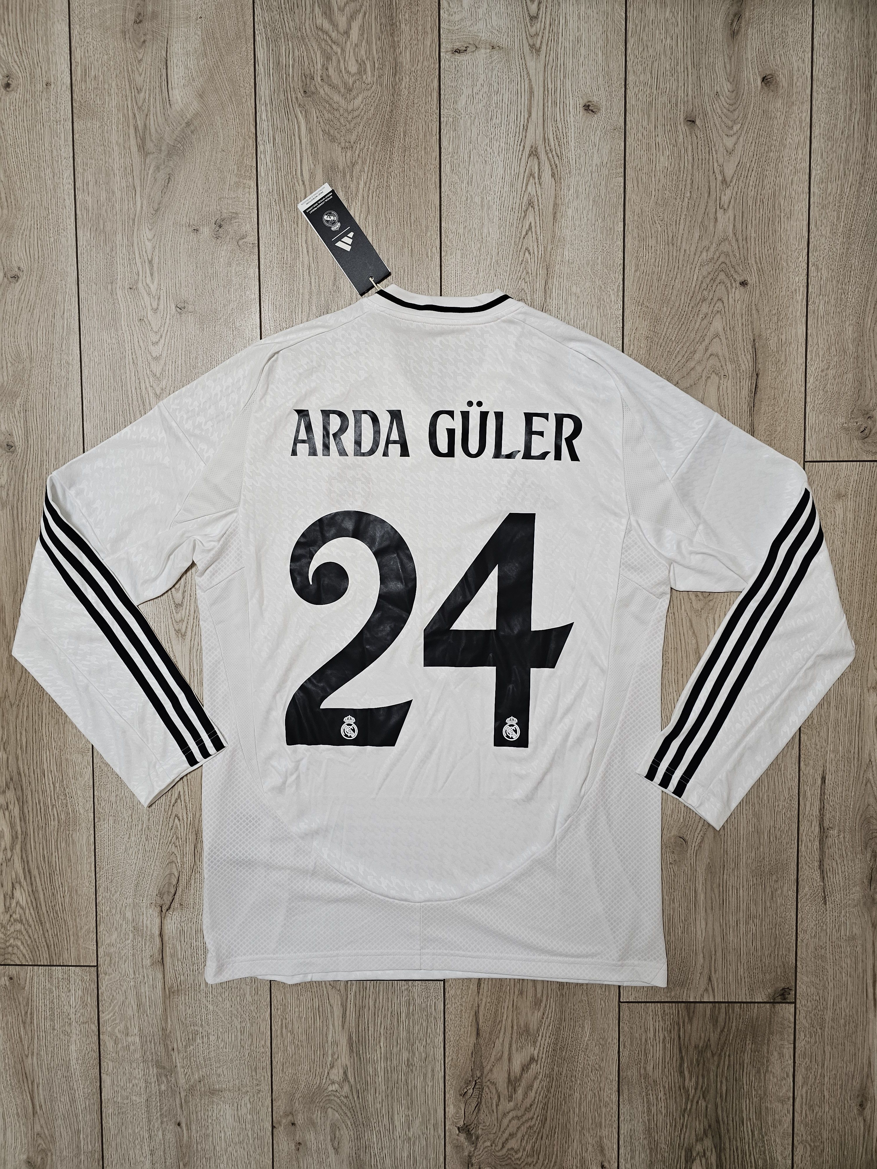Adidas REAL MADRID 2024 2025 HOME GULER FOOTBALL SOCCER JERSEY LONG Size US M / EU 48-50 / 2 - 1 Thumbnail