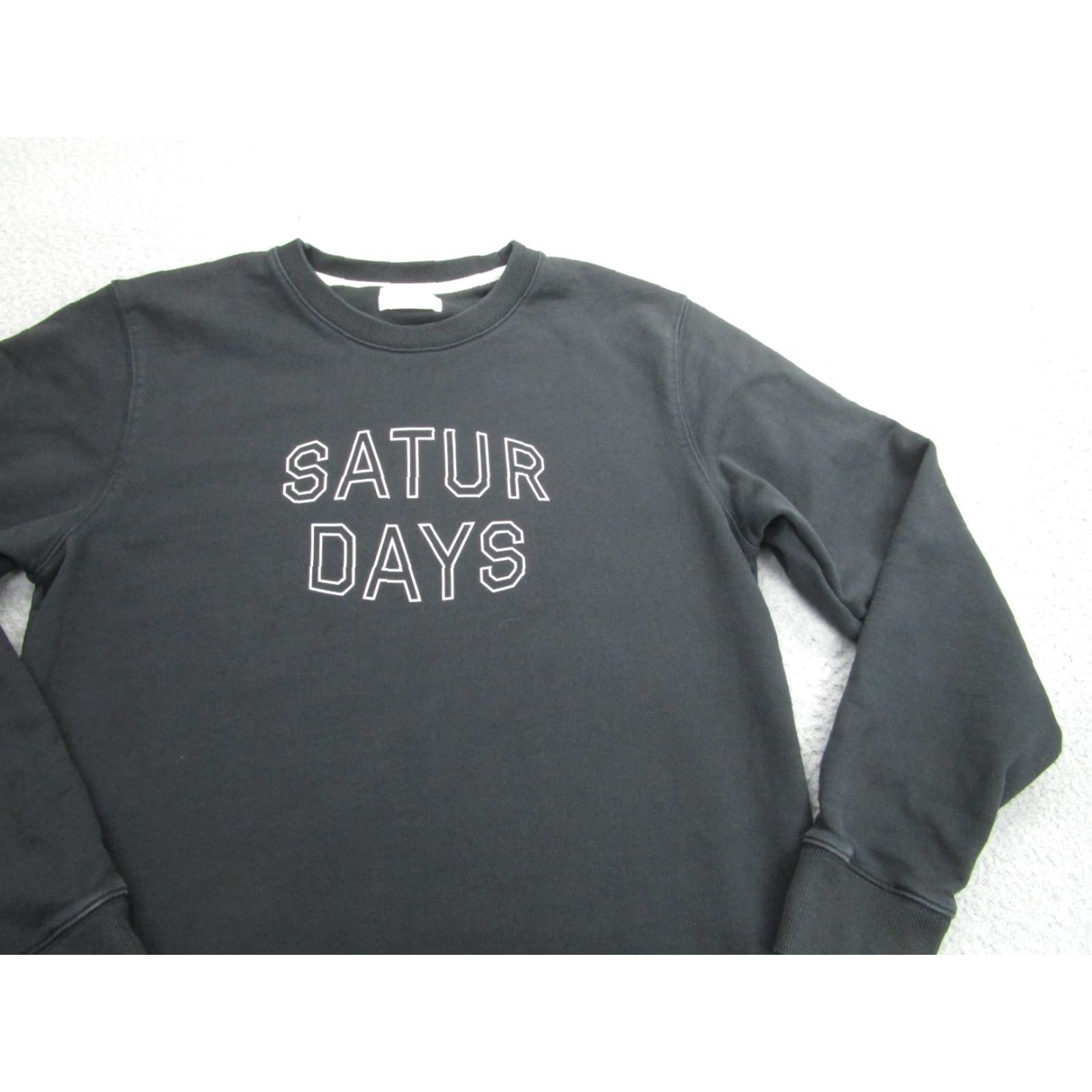 Saturdays NYC Saturdays NYC Sweatshirt Mens Large Black Crewneck Pullover Fleece Logo Graphic Print Size US L / EU 52-54 / 3 - 2 Thumbnail