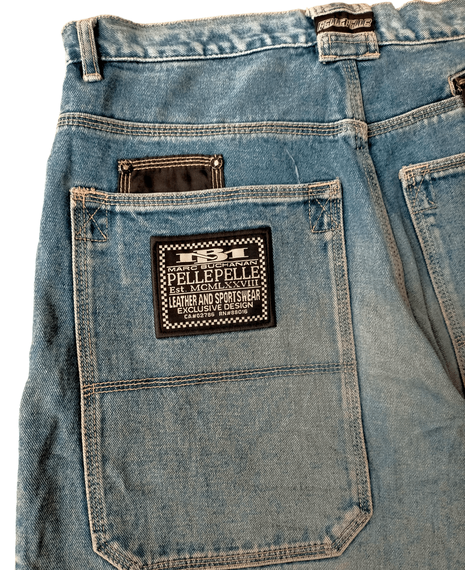Marc Buchanan Pelle Pelle Marc Buchanan Baggy Hip Hop Jeans Size US 34 / EU 50 - 3 Thumbnail