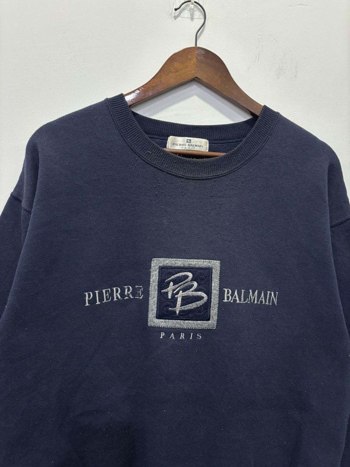Pierre Balmain Vintage Pierre Balmain Sweatshirt Size US XL / EU 56 / 4 - 2 Thumbnail