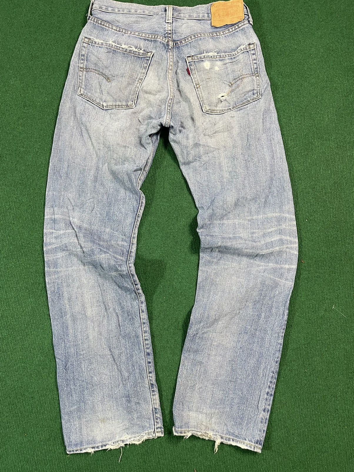 Levi's Levis Vintage Distressed Big E Selvage Japan Size US 31 - 5 Thumbnail