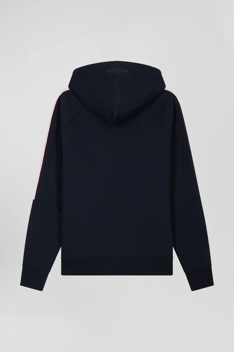 Eden Park o1s22i1n1024 Raglan Hooded Sweatshirt in Blue Size US L / EU 52-54 / 3 - 4 Thumbnail