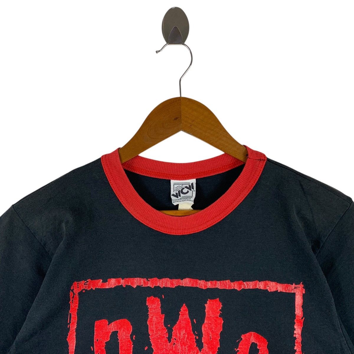 WCW/nWo Vintage 1998 nWo Wolfpac WCW Wrestling Ringer Tee Size US XL / EU 56 / 4 - 2 Thumbnail