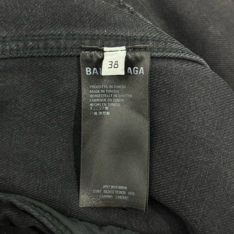 Balenciaga Balenciaga size 38 Scribbled letters logo denim jacket coa Size XS / US 0-2 / IT 36-38 - 5 Thumbnail