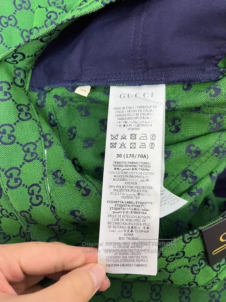 Gucci Gucci Size30 Green full logo trousers Size 42" / US 20 - 5 Thumbnail