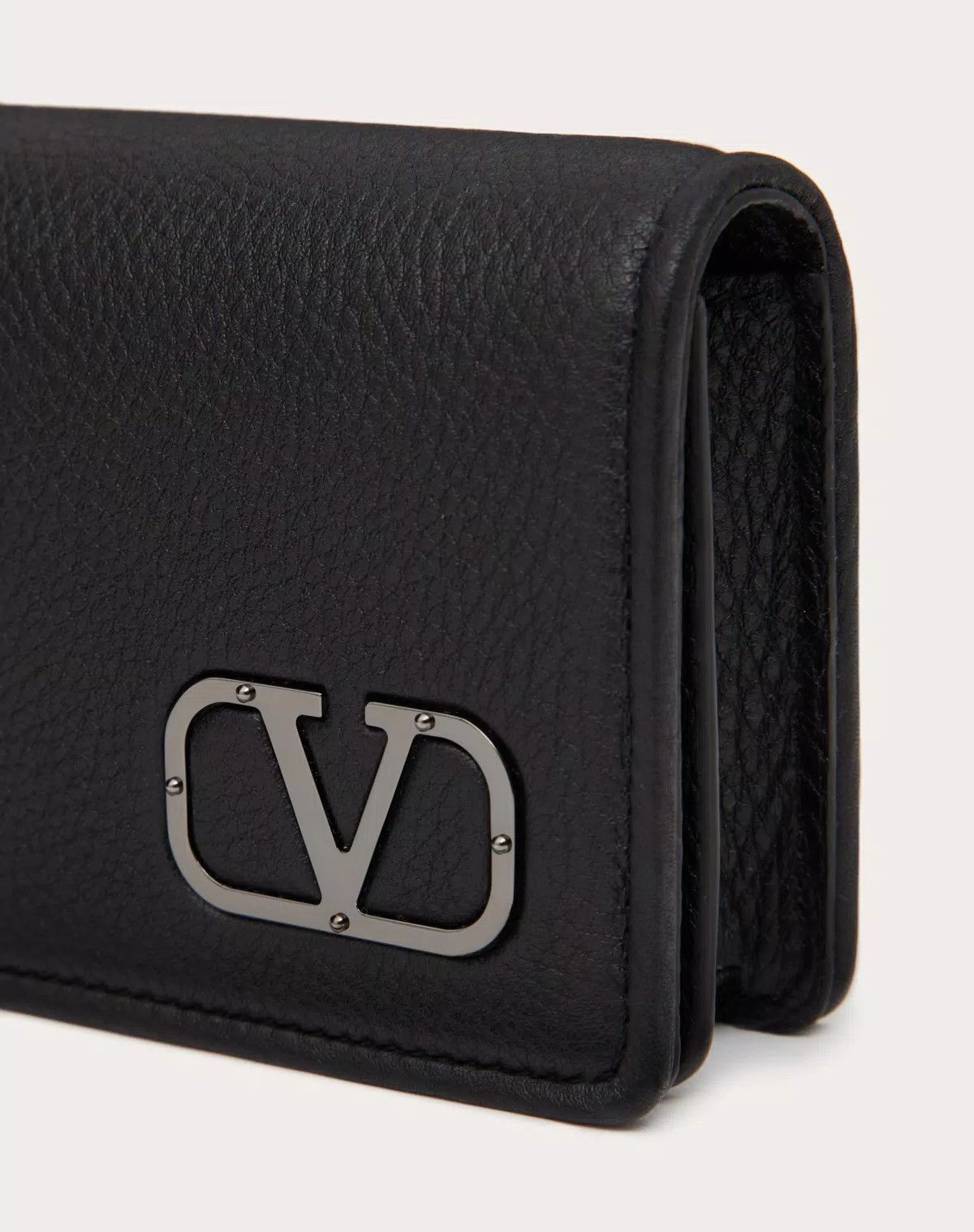 Valentino oc11z0725 Size:OS/Holder In Grainy Calfskin in black Size ONE SIZE - 2 Thumbnail