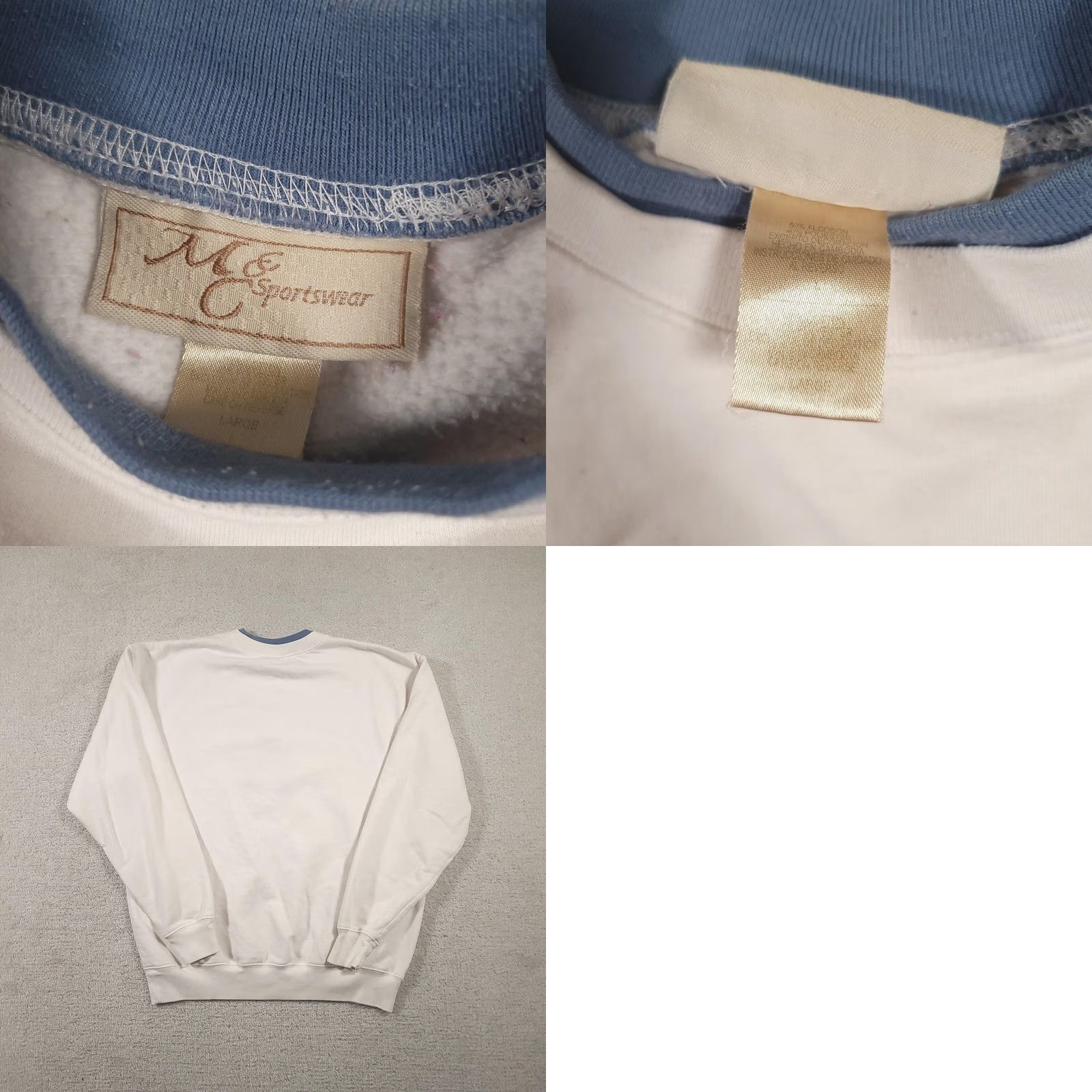 Vintage Let It Snow Penguin Sweatshirt Womens L White Crewneck MC Sportswear Winter Size L / US 10 / IT 46 - 8 Thumbnail