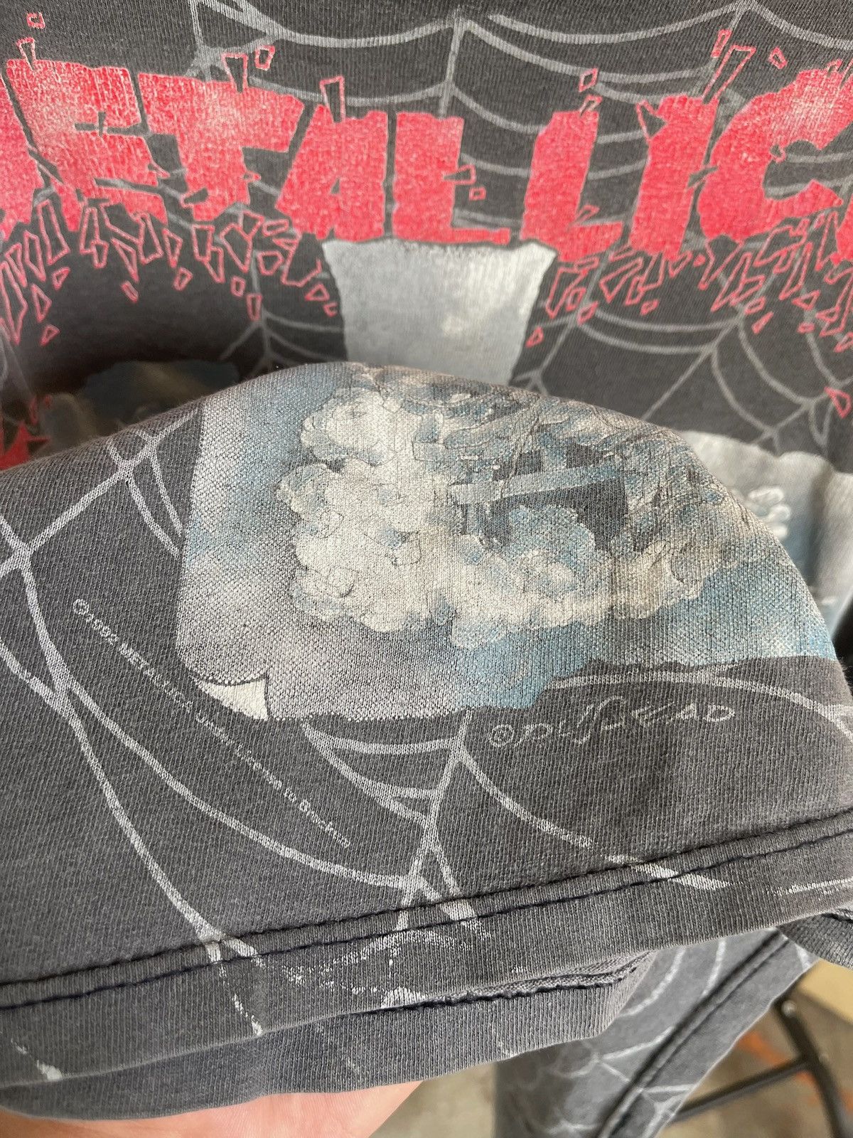 Band Tees × Vintage Vintage 1992 Metallica Ringmaster Pushead All over print Size US L / EU 52-54 / 3 - 3 Thumbnail